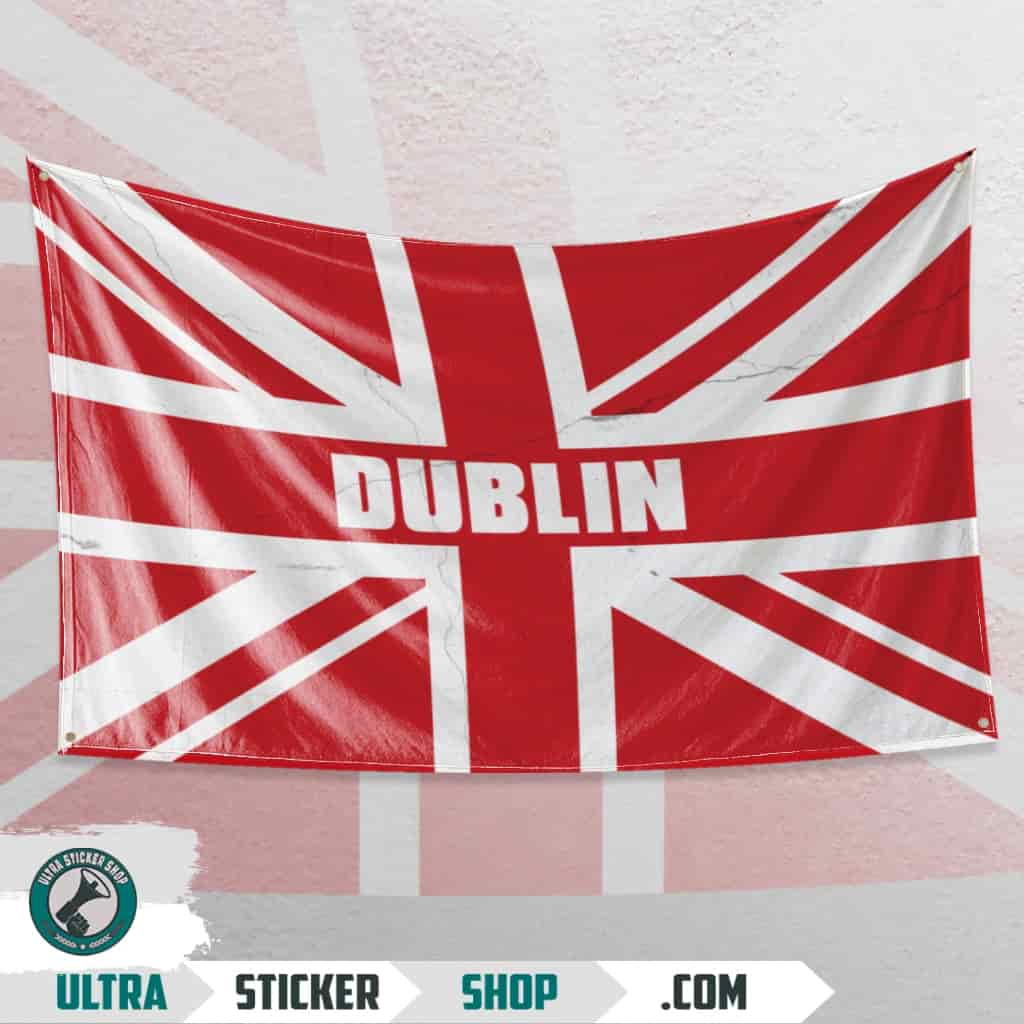 Dublin Union Jack Flagge