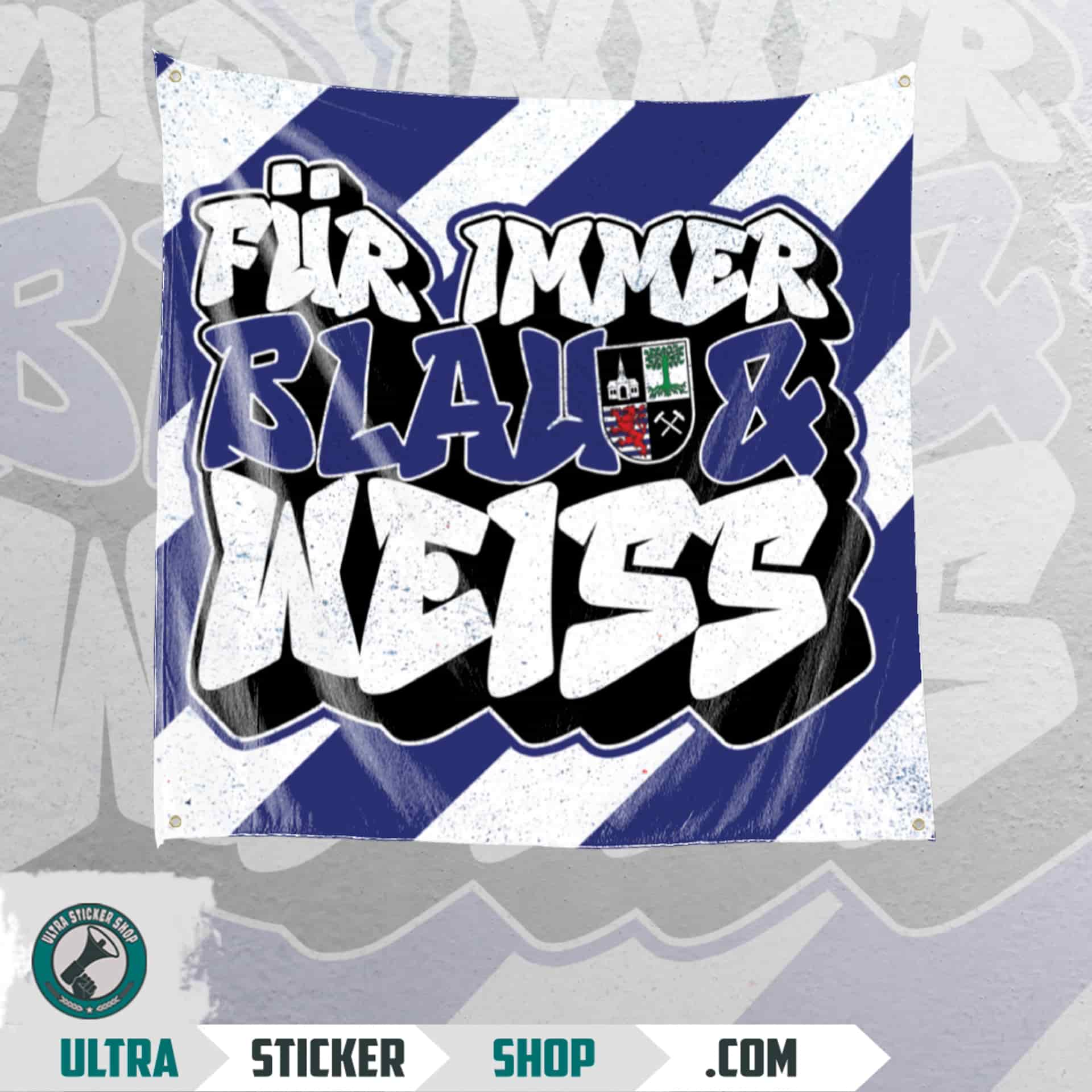 Fur immer blau & weiss Zastava