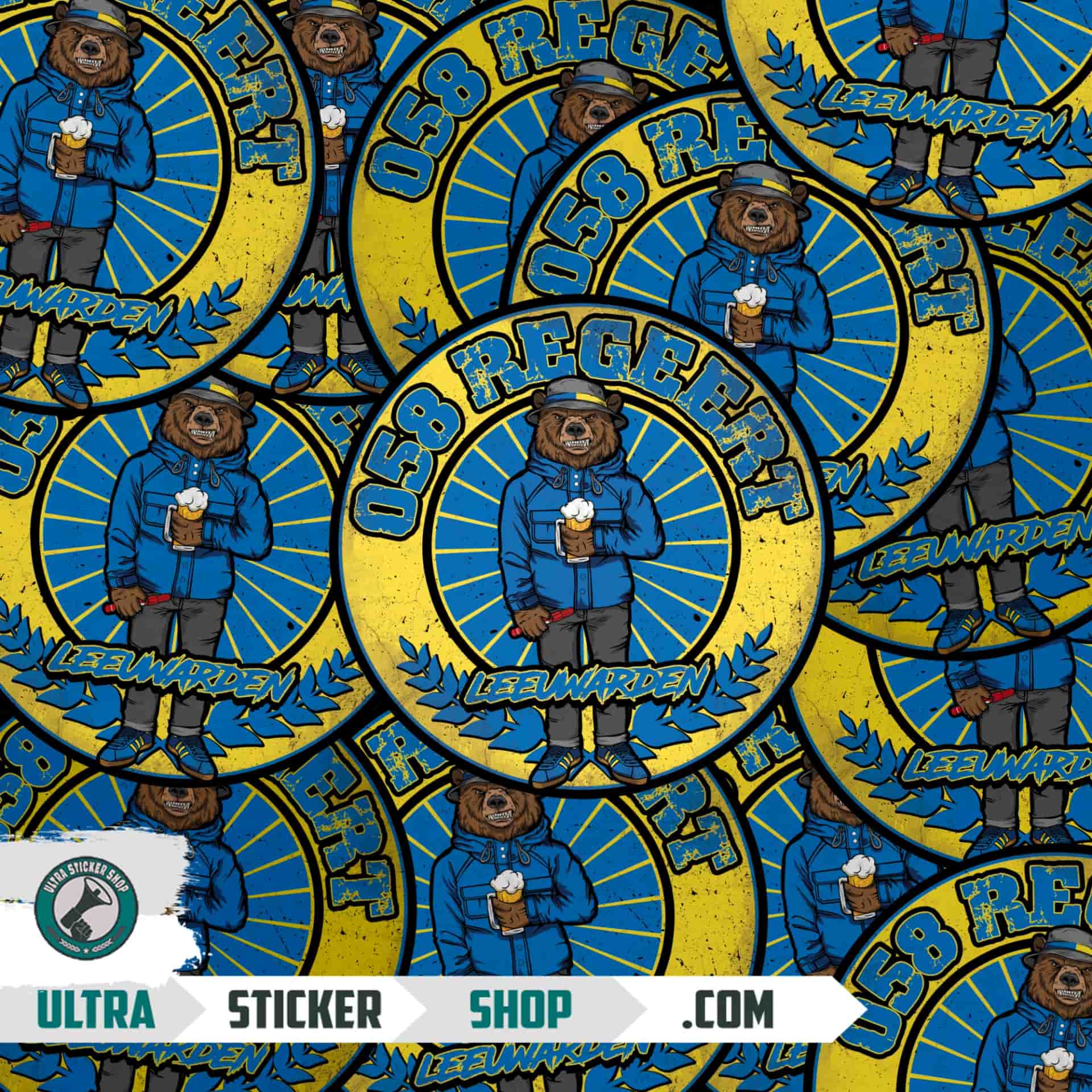 058 regeert! Stickers