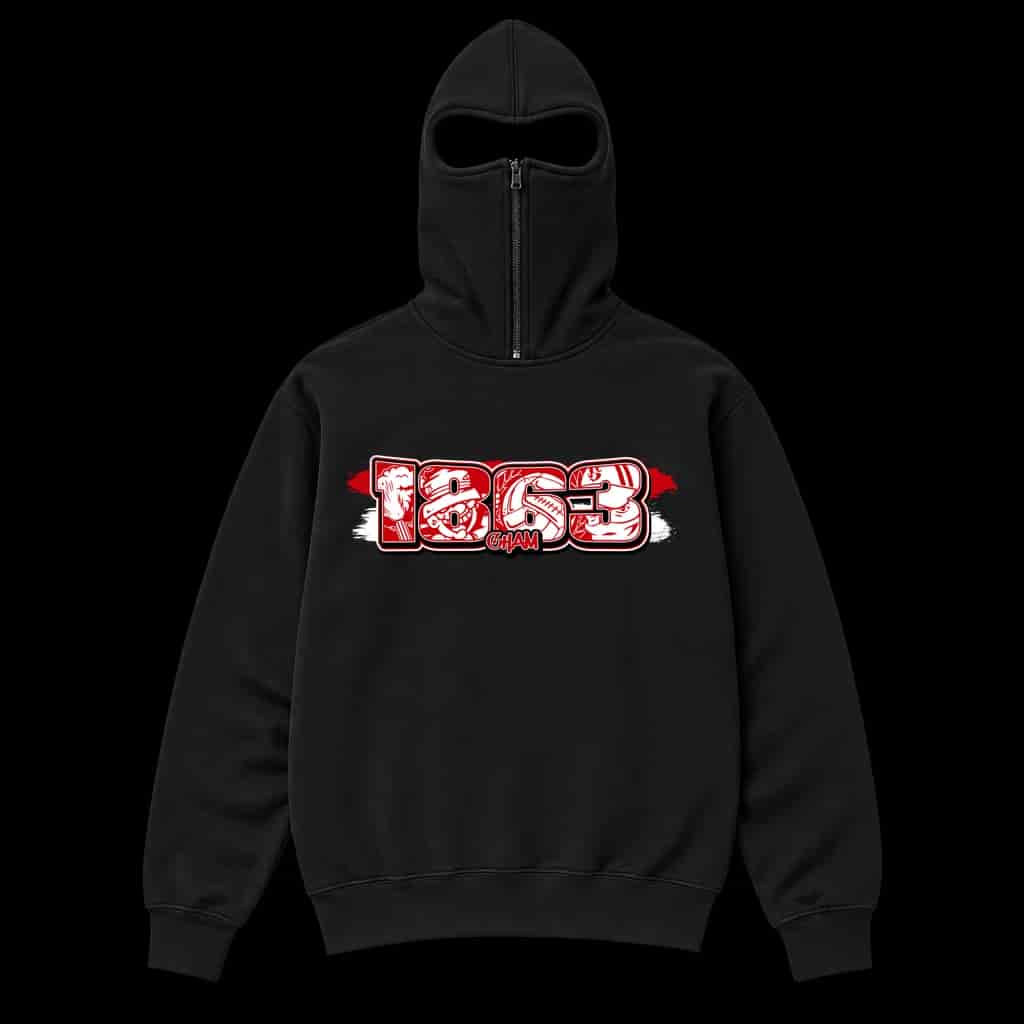 1863 Cham Ninja Kapuzenpullover