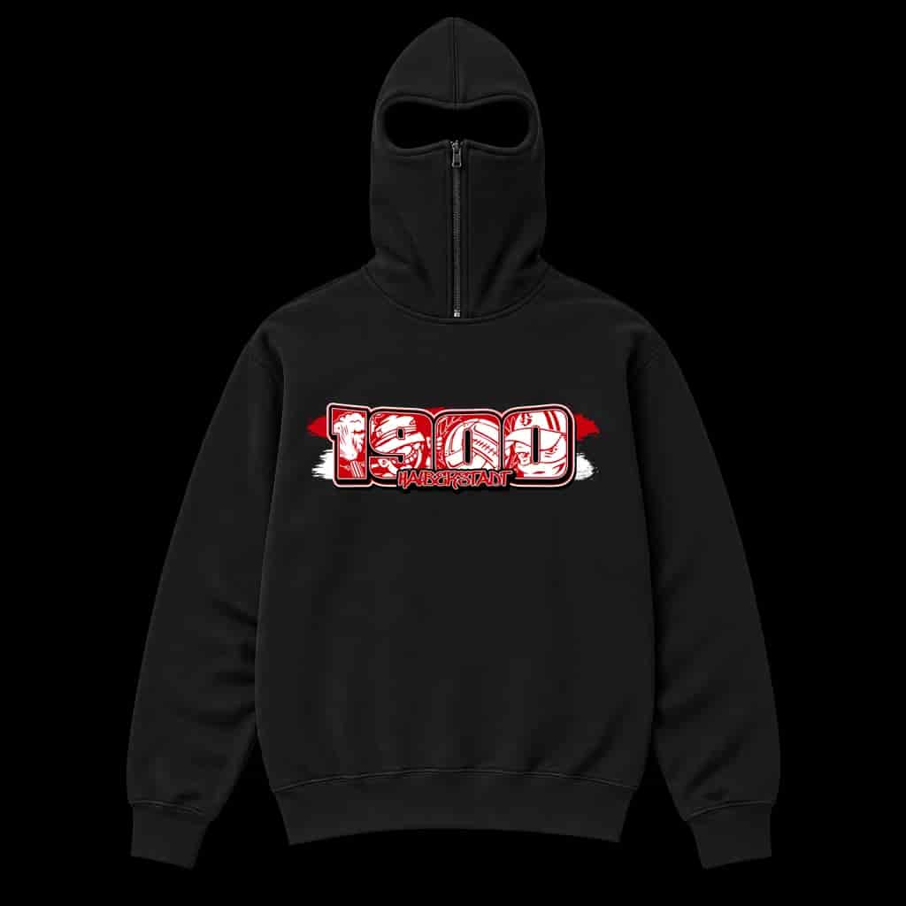 1900 Halberstadt Ninja Kapuzenpullover