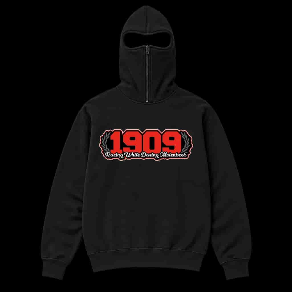 1909 Racing White Daring Molenbeek Ninja Kapuzenpullover