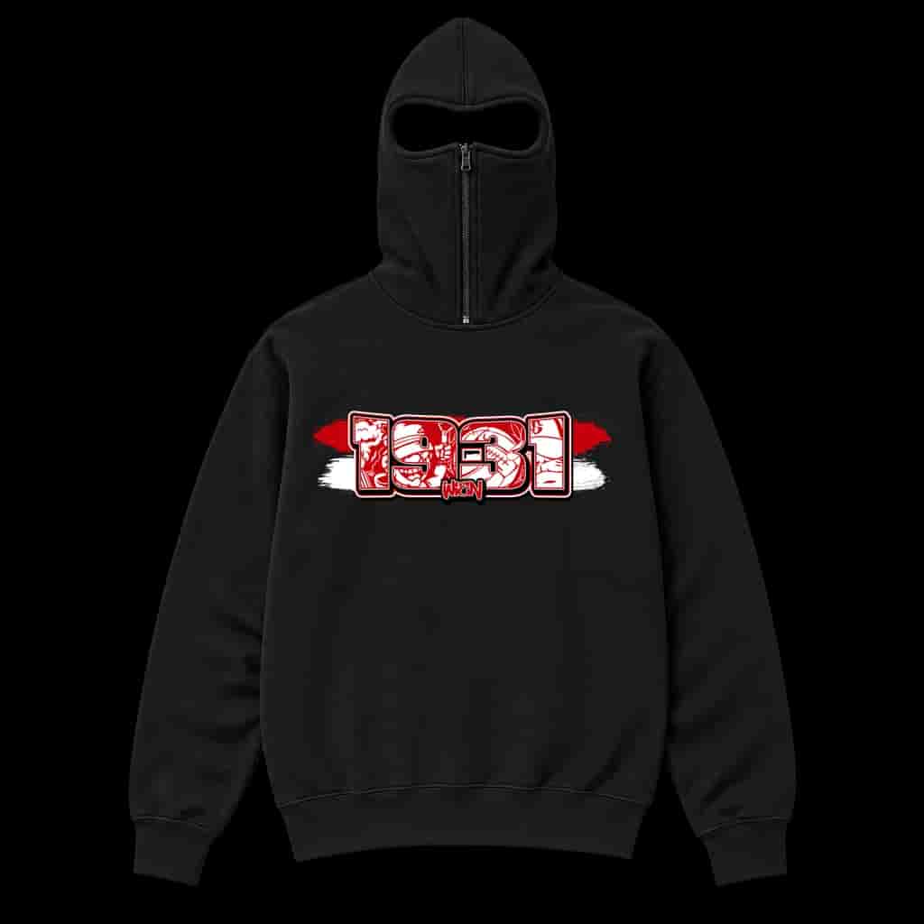 1931 Wien Ninja Kapuzenpullover