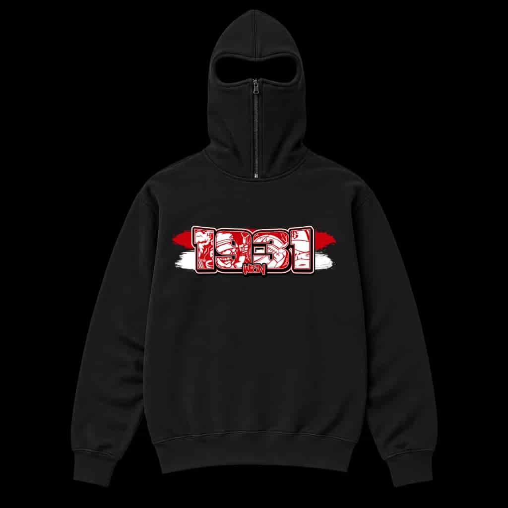 1931 Wien Ninja Kapuzenpullover