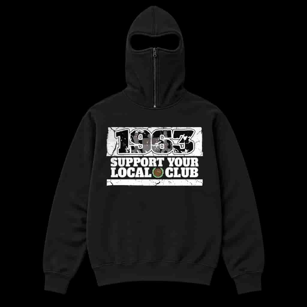 1963 support your local club Ninja Hoodie