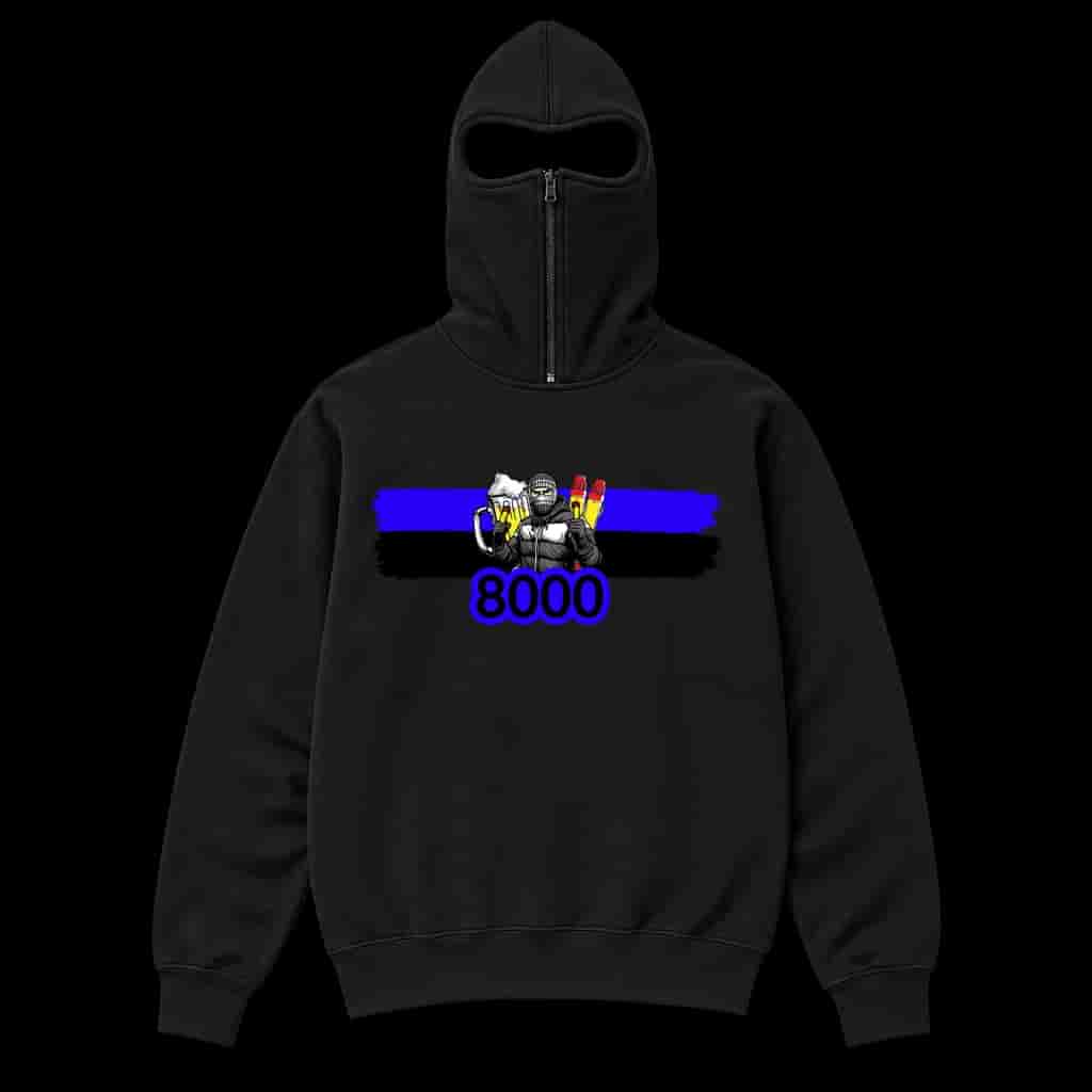 8000 Ninja Kapuzenpullover