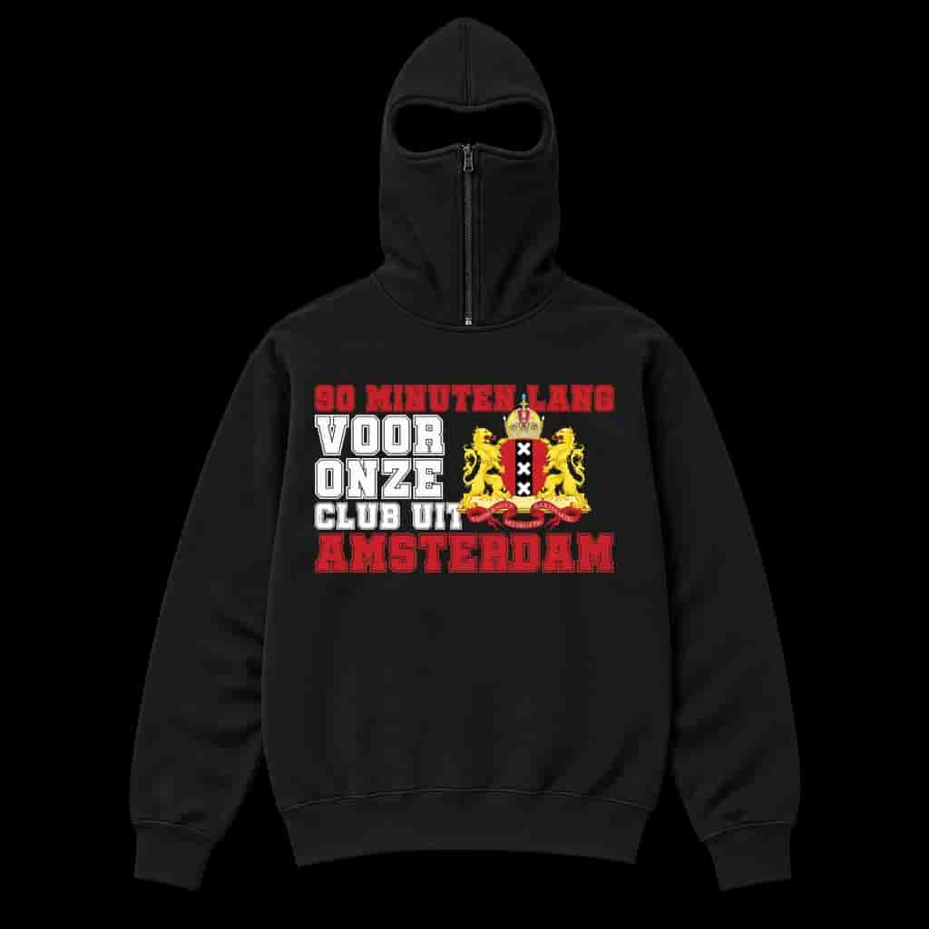 90 Minuten lang voor onze club uit Amsterdam Ninja hettegenser