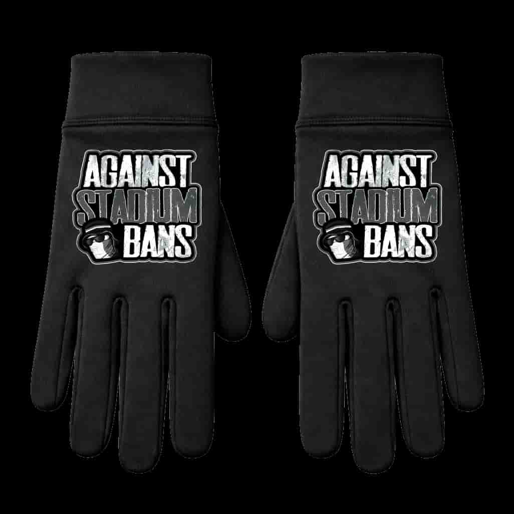 Against stadium bans! Handschuhe
