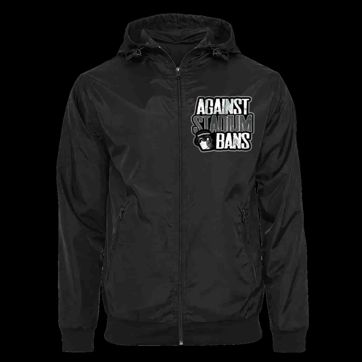 Against stadium bans! Jacke mit abnehmbarer Balaclava