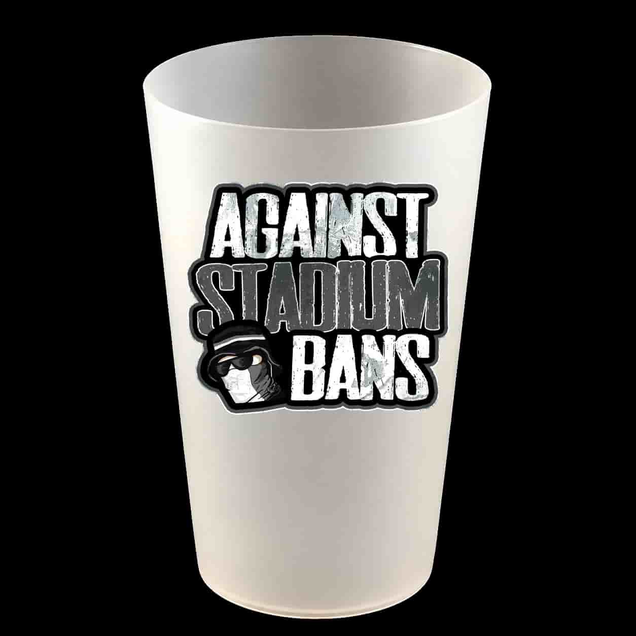 Against stadium bans! Hartbecher