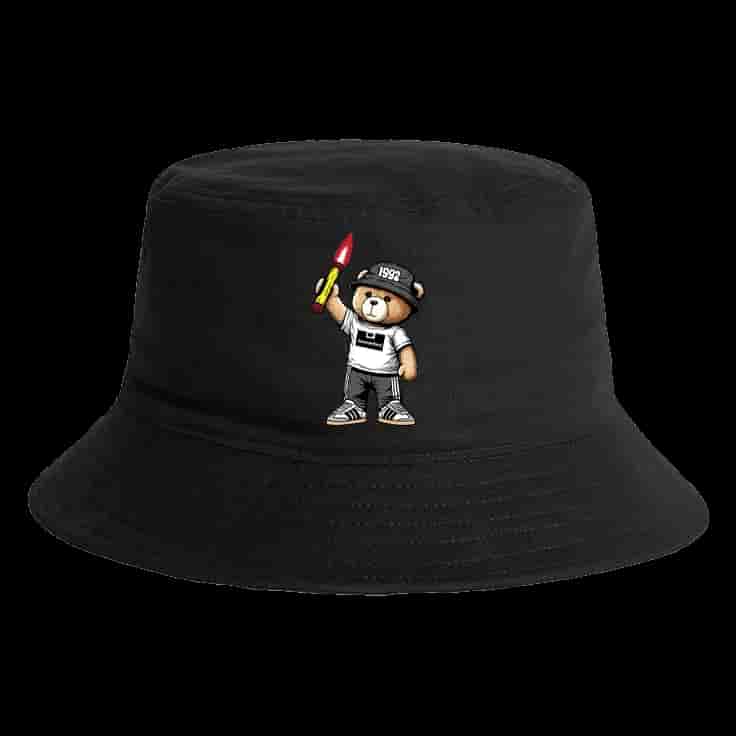 Ammanford 1992 bear Bucket Hat