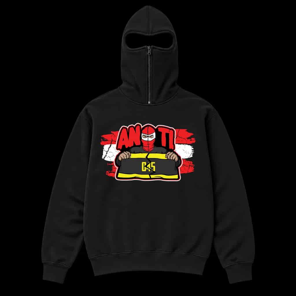 Anti 045 Ninja hettegenser