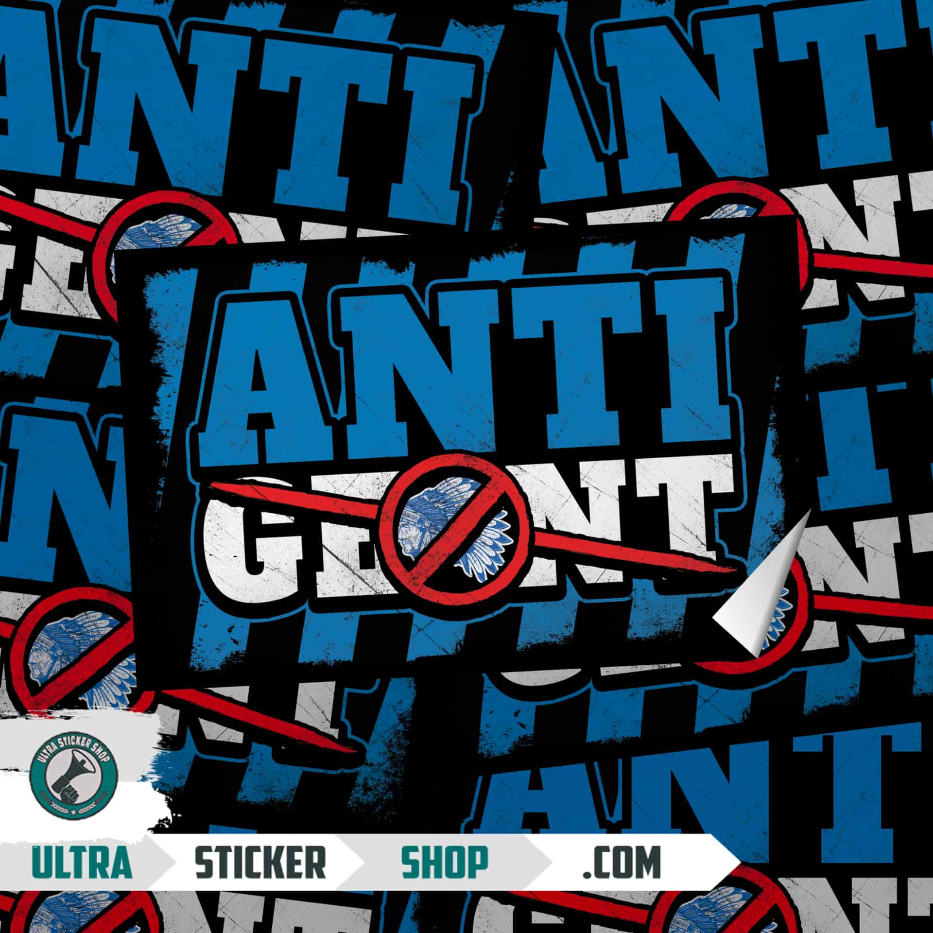 Anti Gent Aufkleber