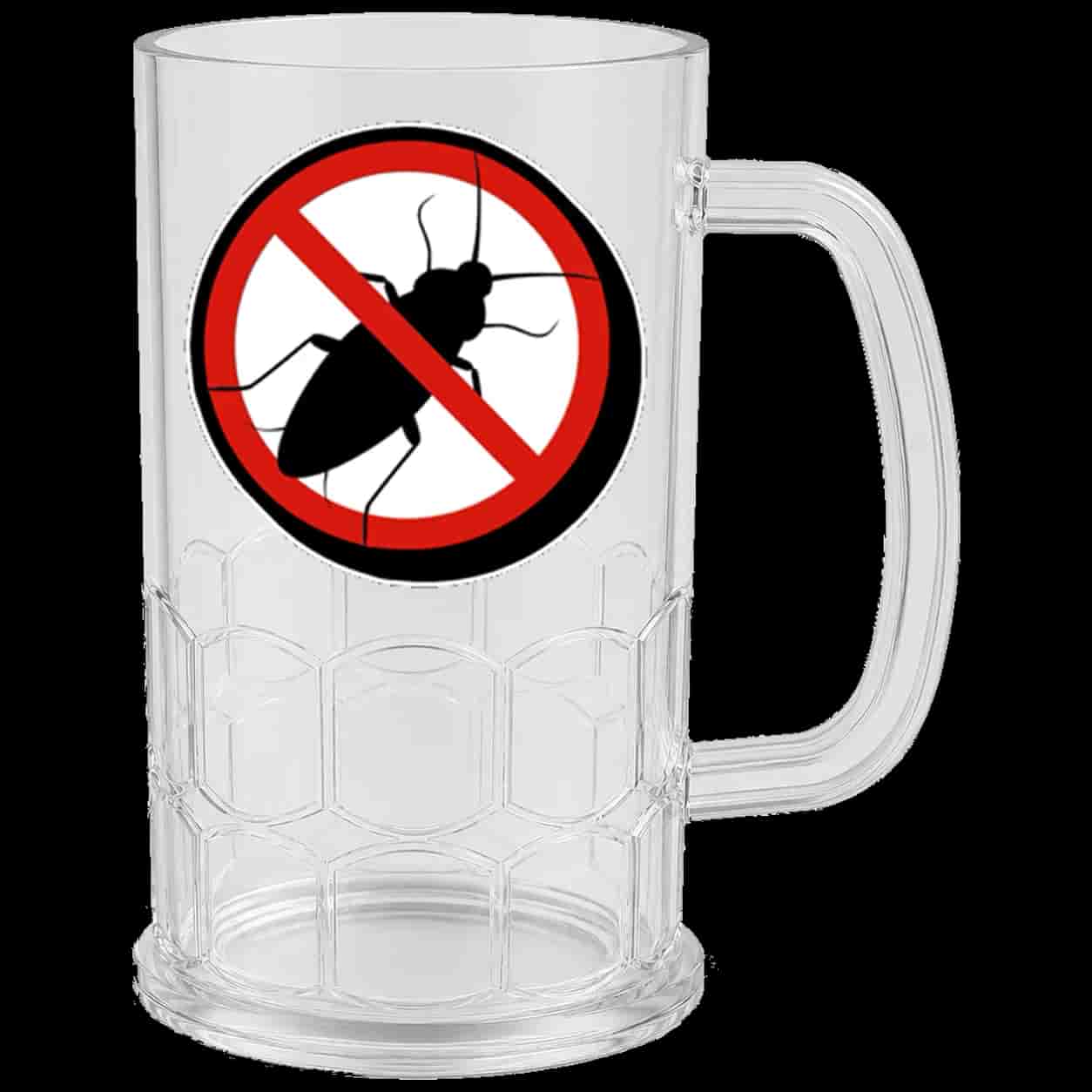 Anti Kakkerlak Caneca de cerveja