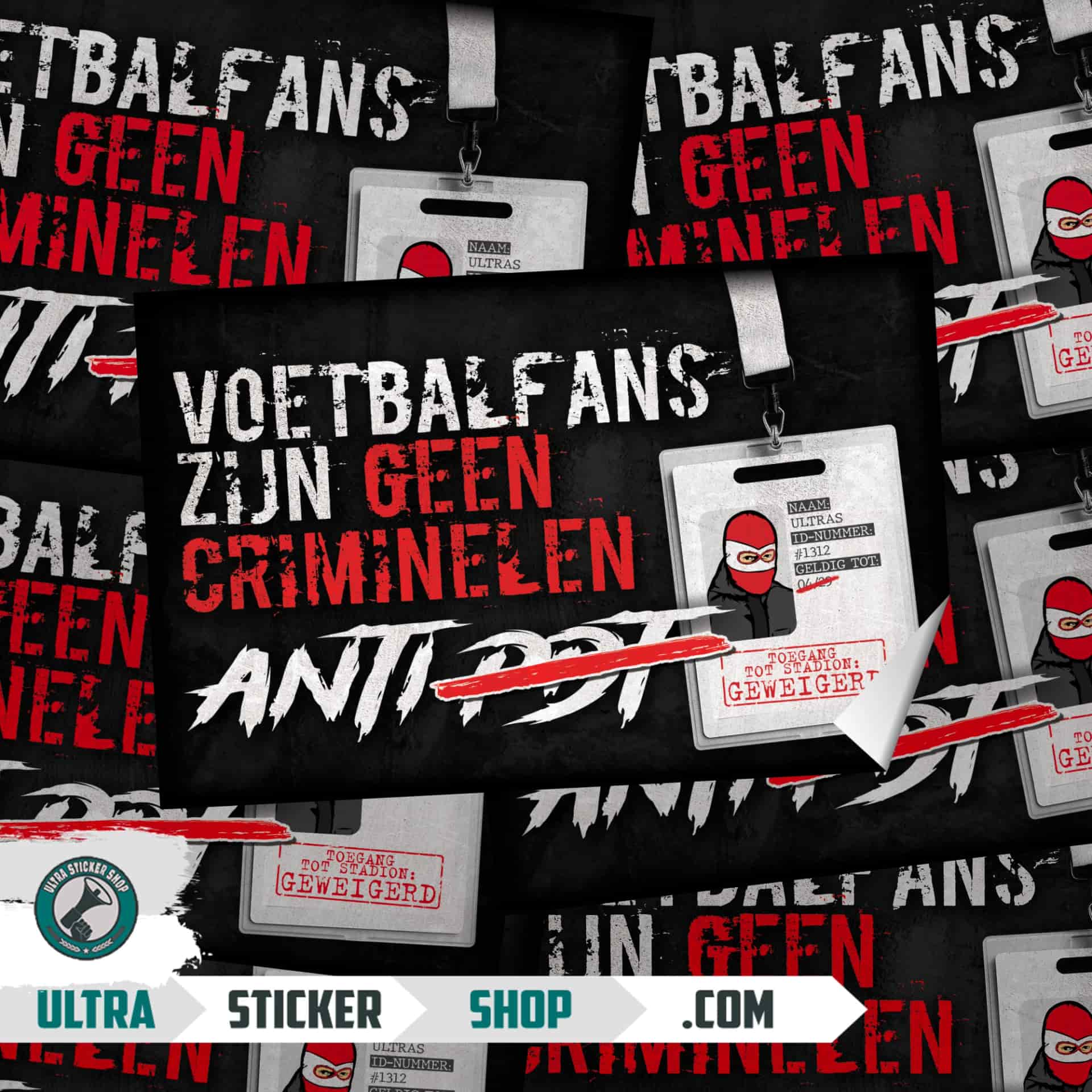 Anti PDT Aufkleber