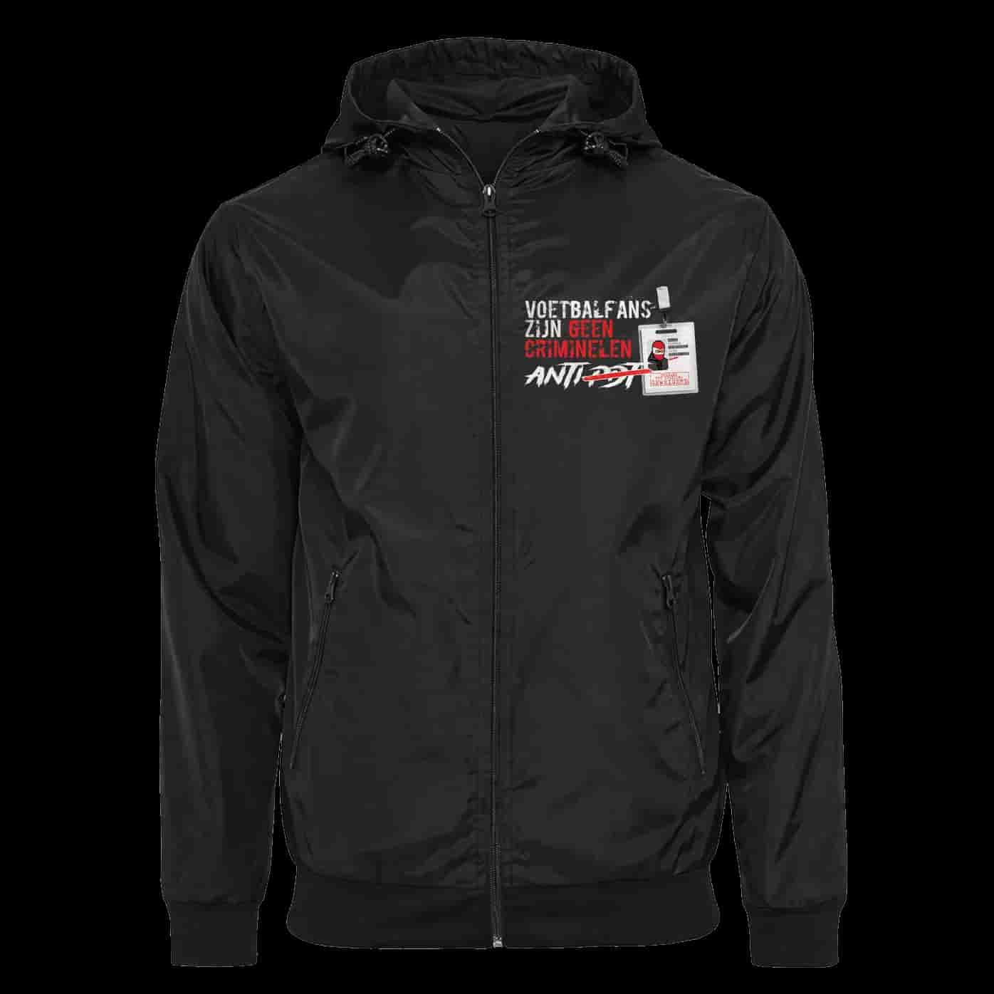 Anti PDT Jacke mit abnehmbarer Balaclava