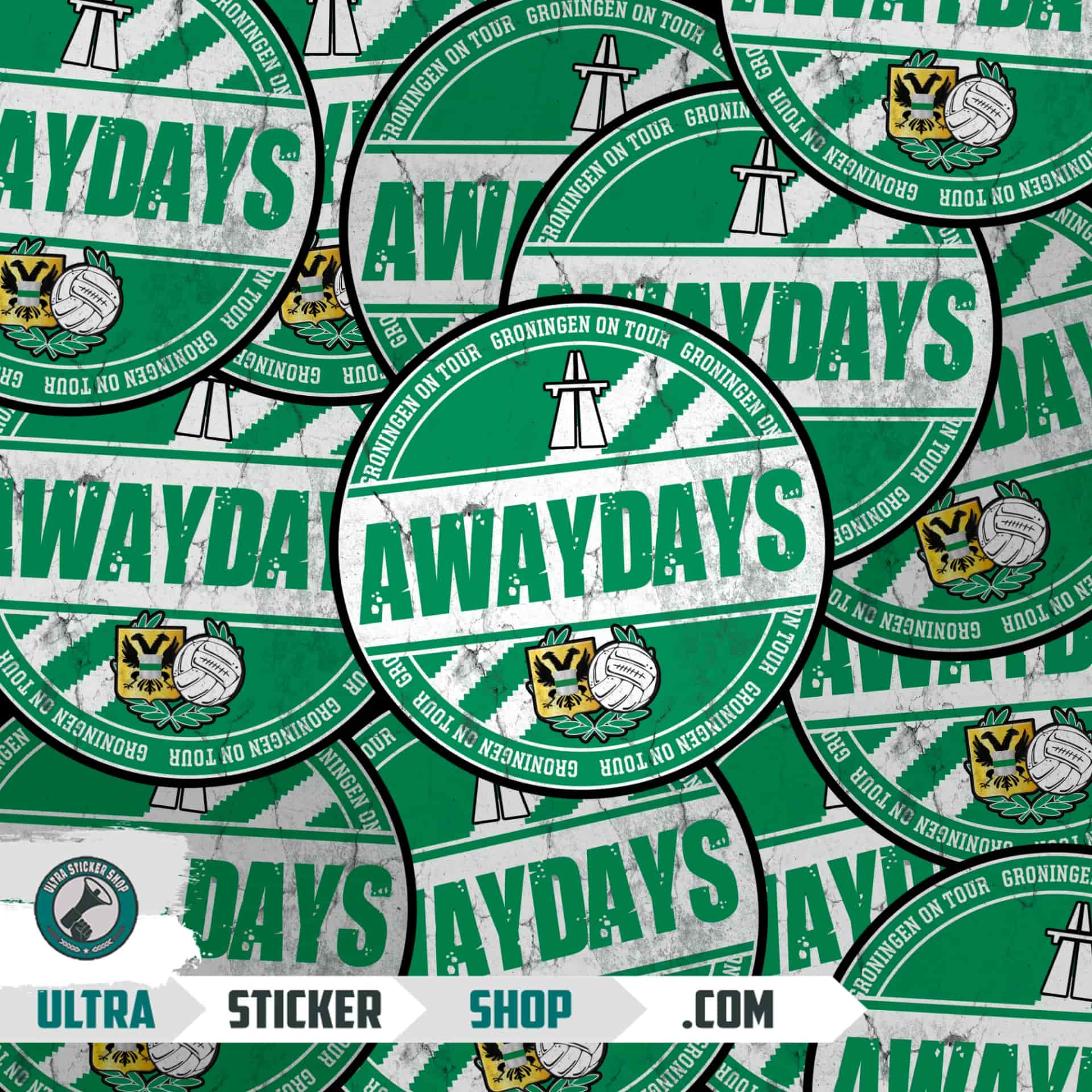 Awaydays Groningen Aufkleber