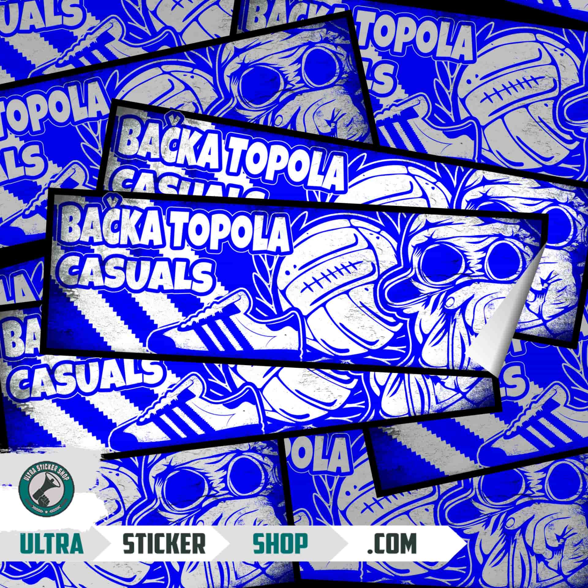Bačka Topola casuals Autocolante