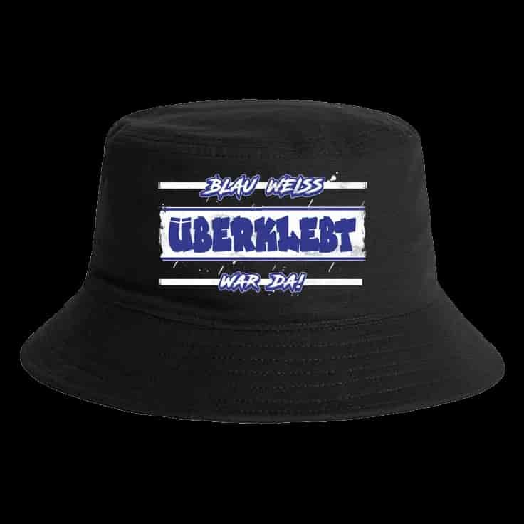 überklebt blau weiss war da! Klobouk