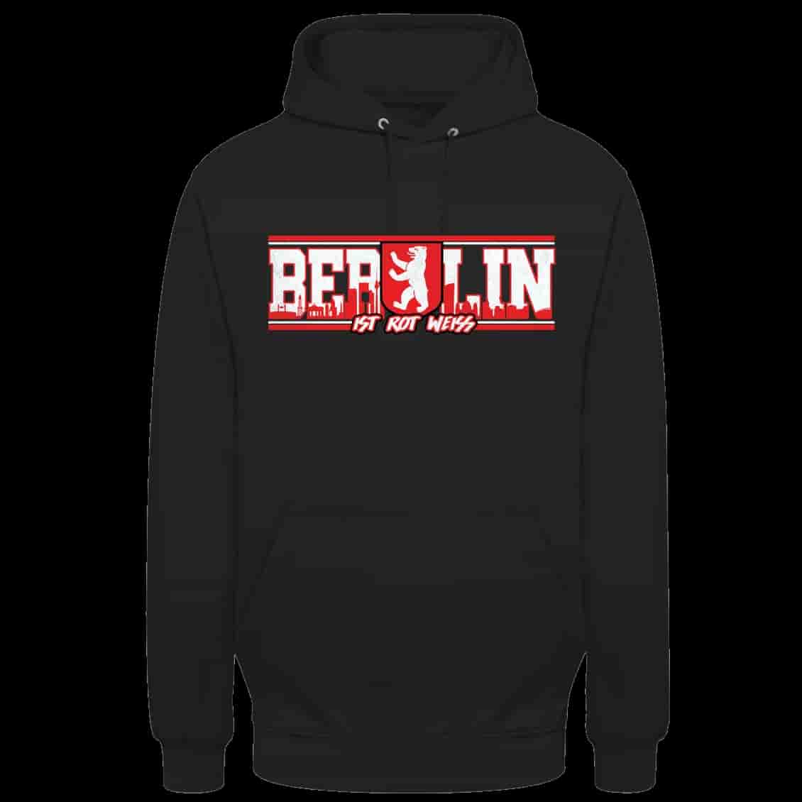 Berlin is rot weiss Hoodie