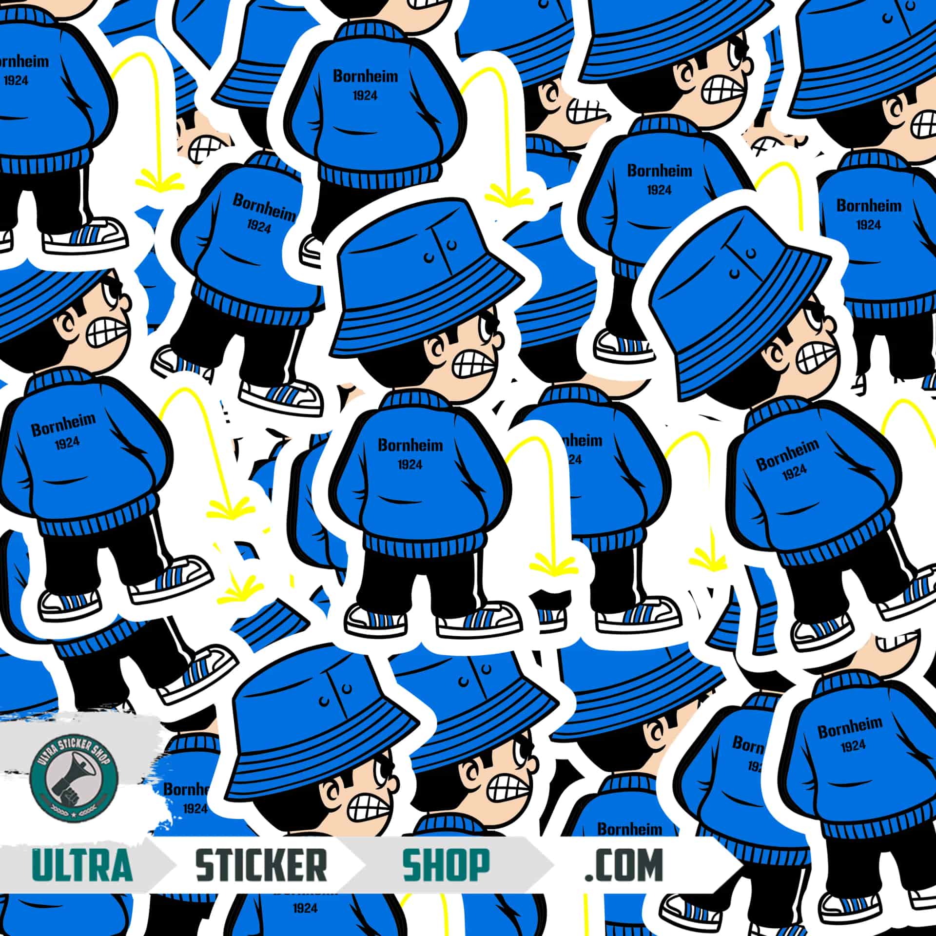 Bornheim 1924 Pee Kid Stickers