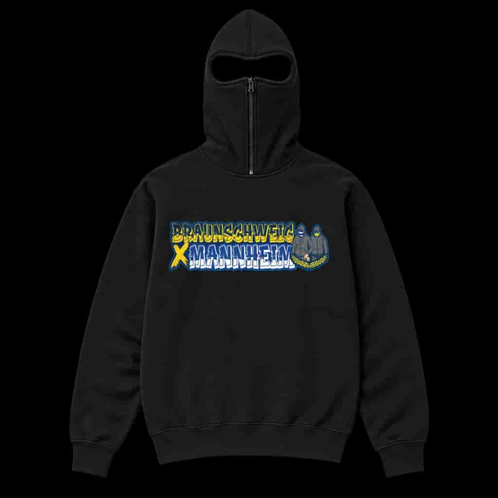 Braunschweig X mannheim Ninja Kapuzenpullover