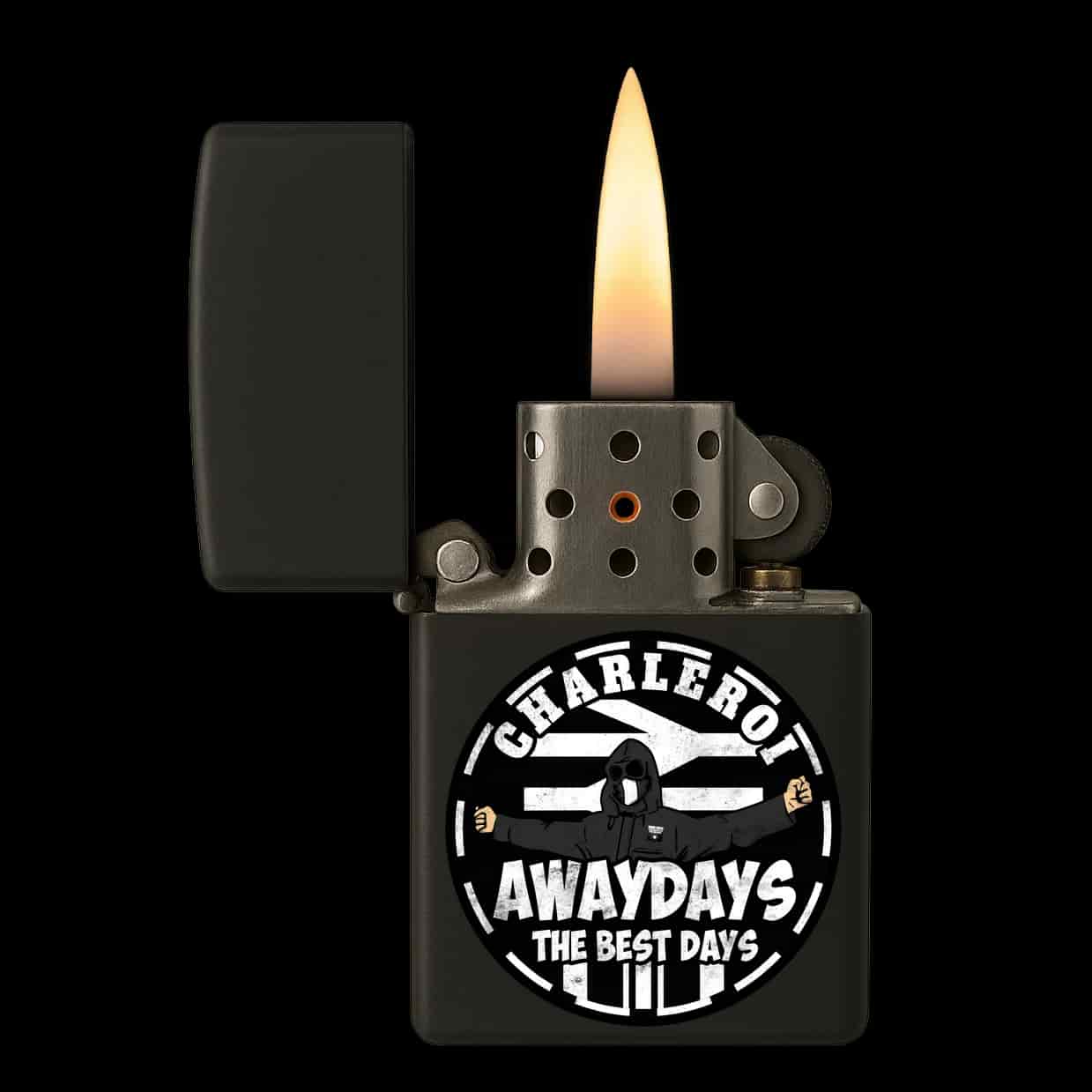 Charleroi awaydays the best days Aansteker