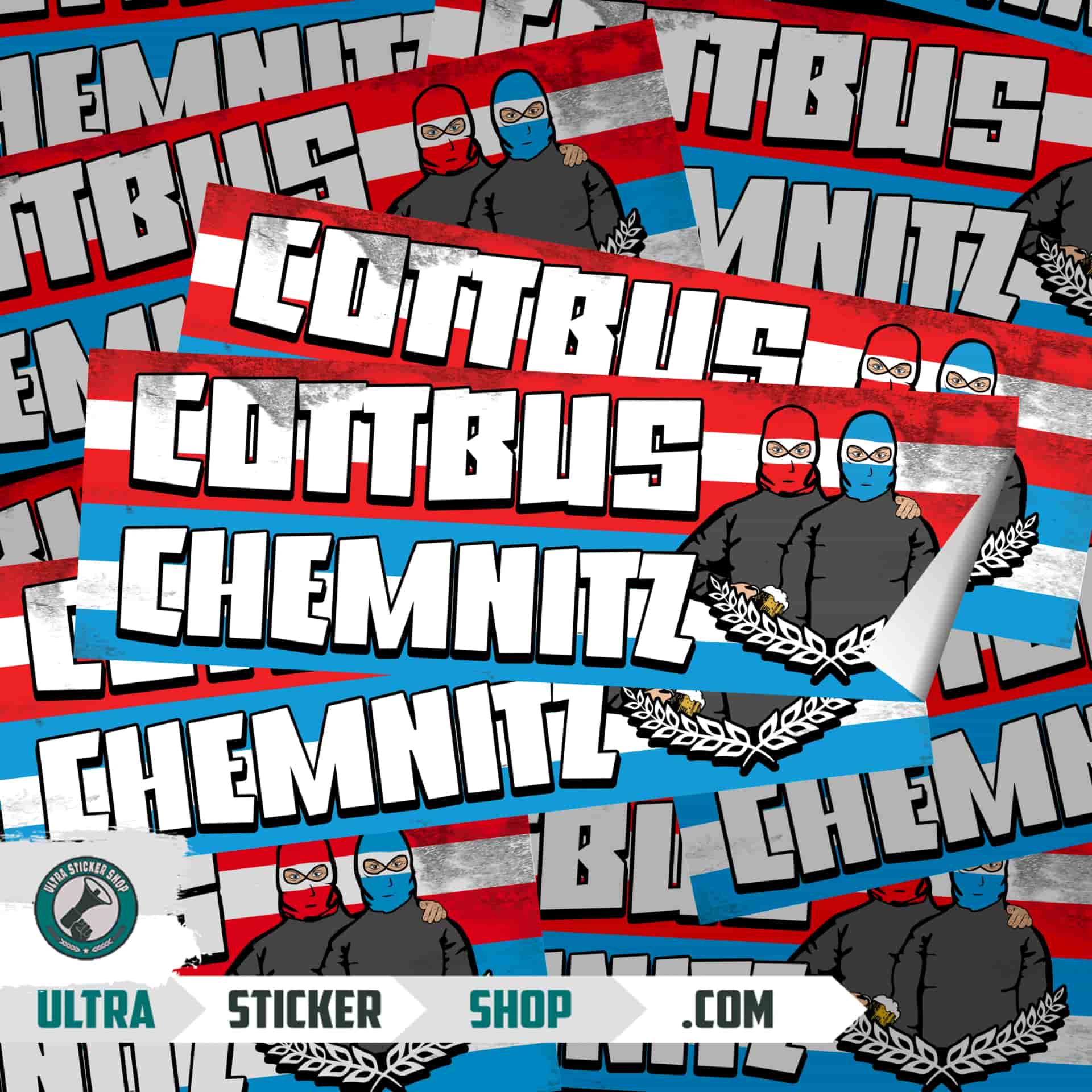 Chemnitz X Cottbus Nálepky