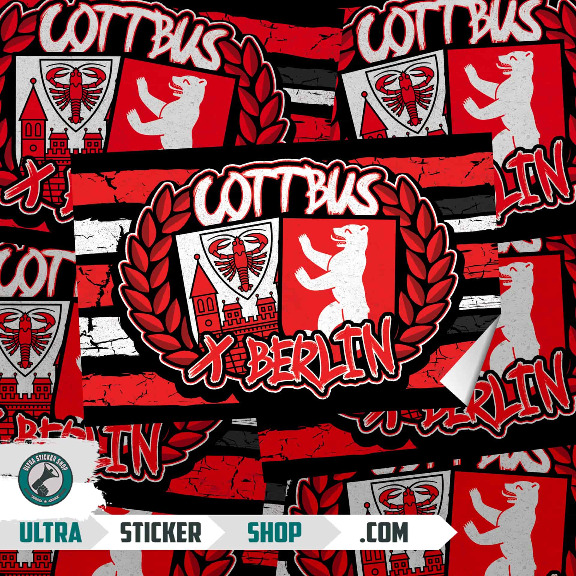 Cottbus x berlin Nálepky