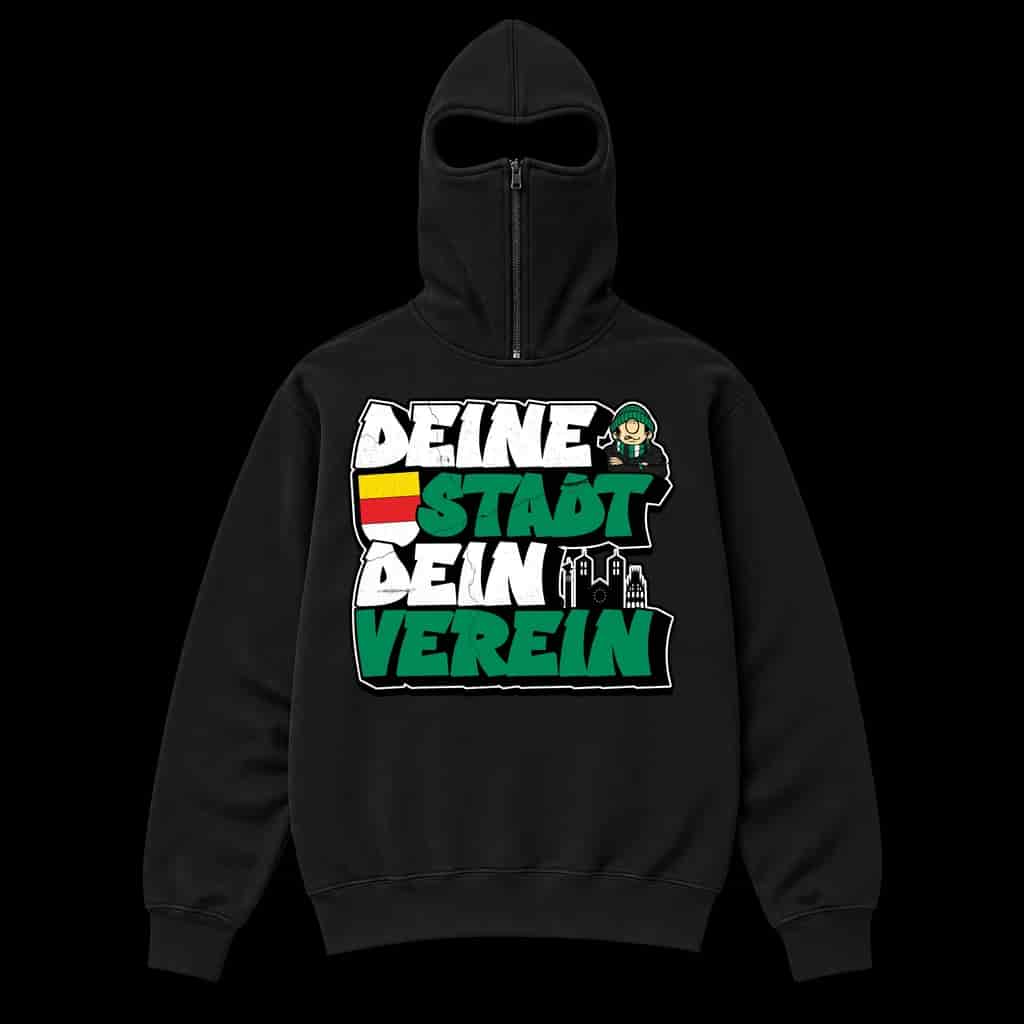 Deine stadt dein verein Ninja Hoodie