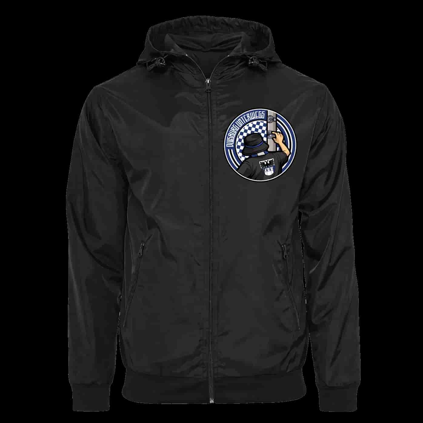 duisburg unterwegs Jacke mit abnehmbarer Balaclava