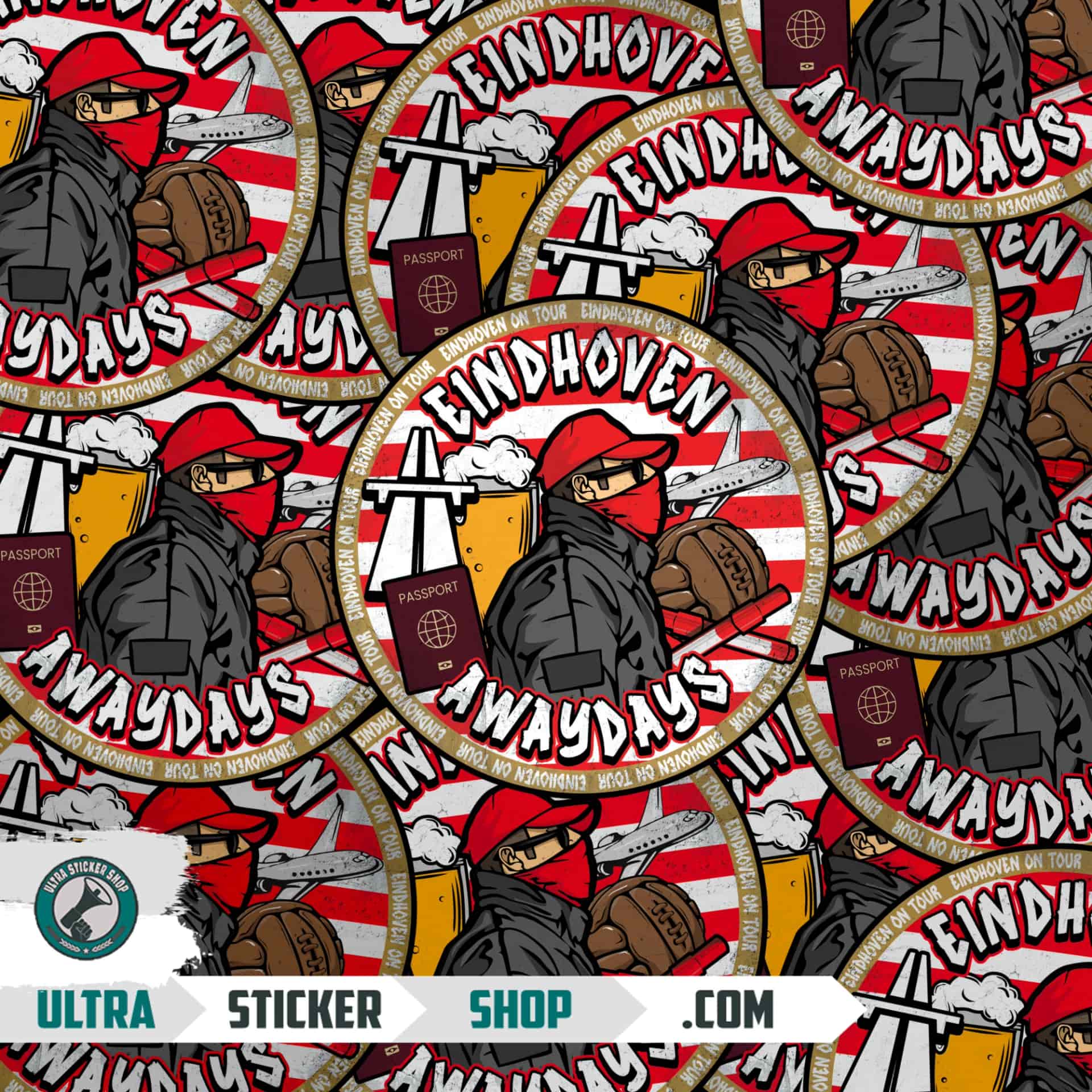 Eindhoven awaydays Stickers