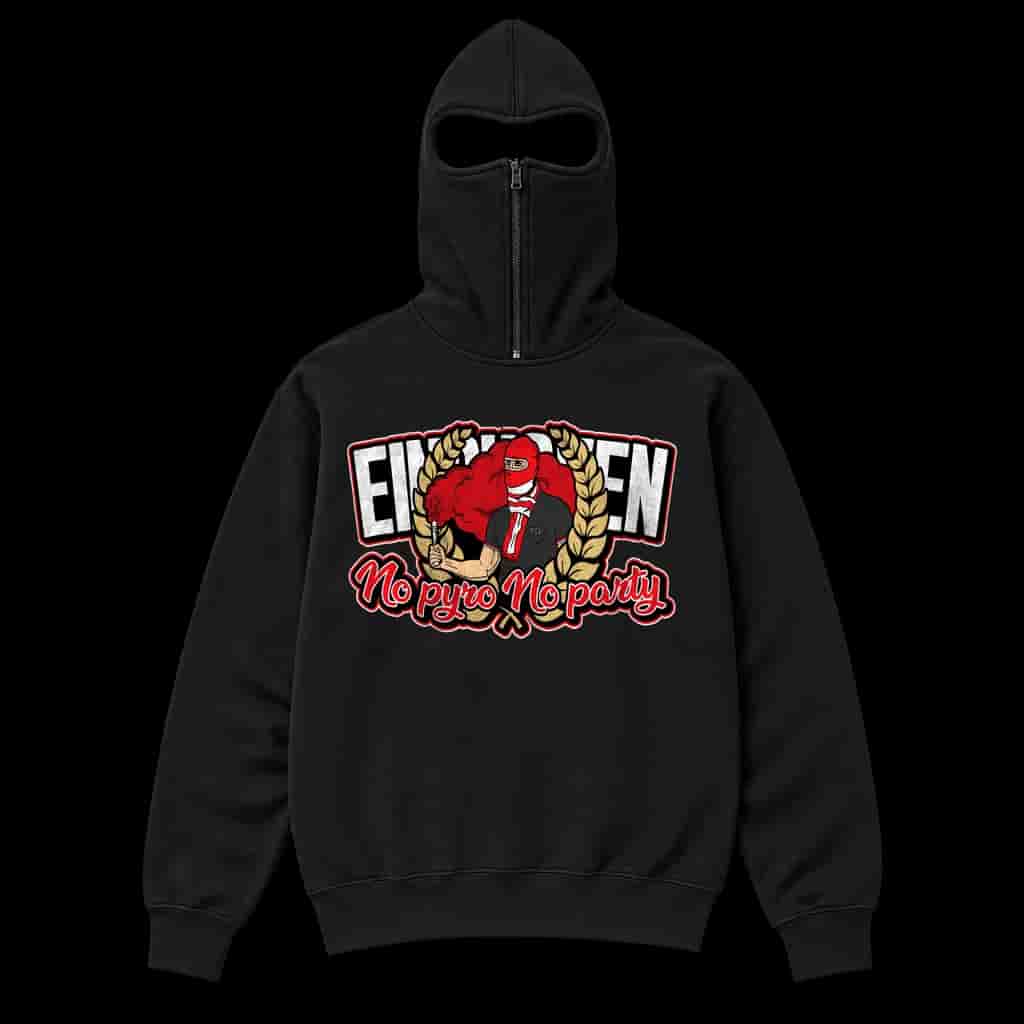 Eindhoven no pyro no party Ninja Hoodie