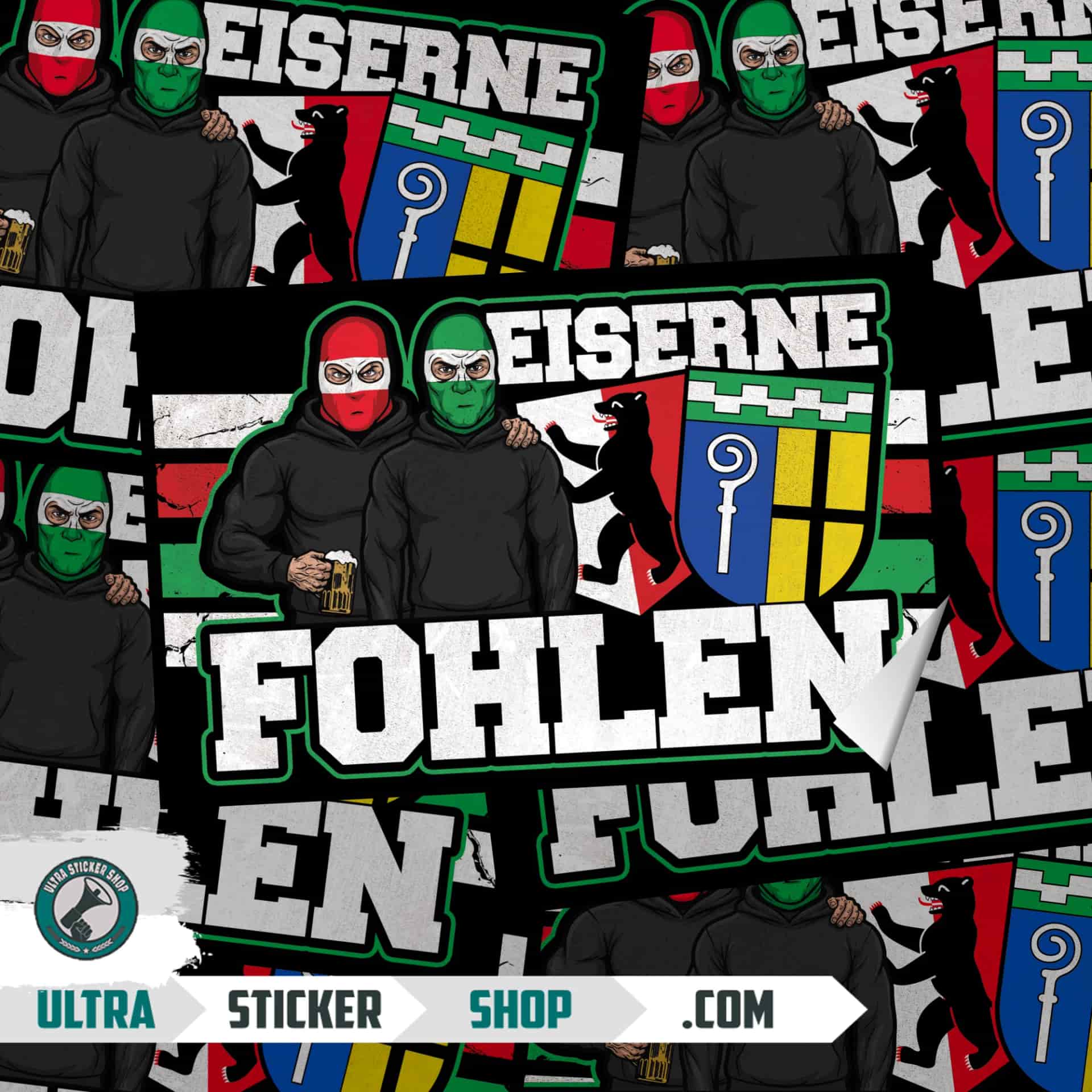 Eiserne Fohlen Aufkleber