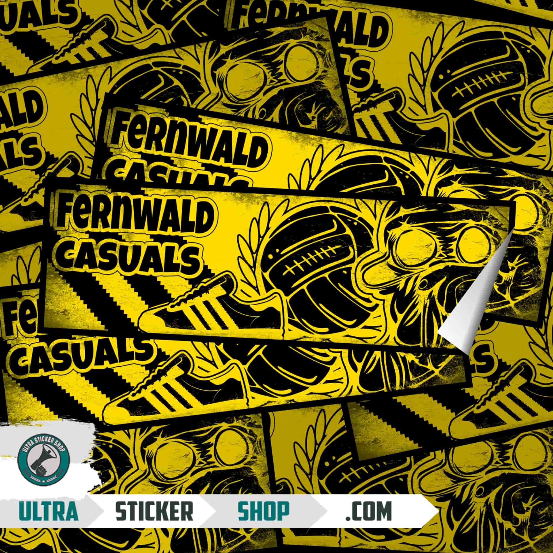 Fernwald casuals Klistremerker