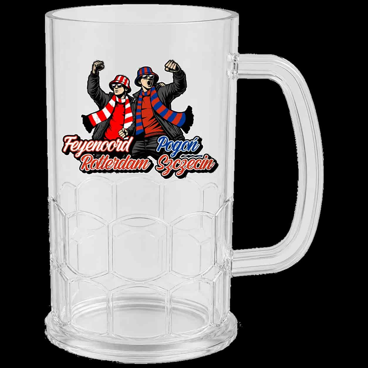Feyenoord Rotterdam & Pogoń Szczecin Bierkrug