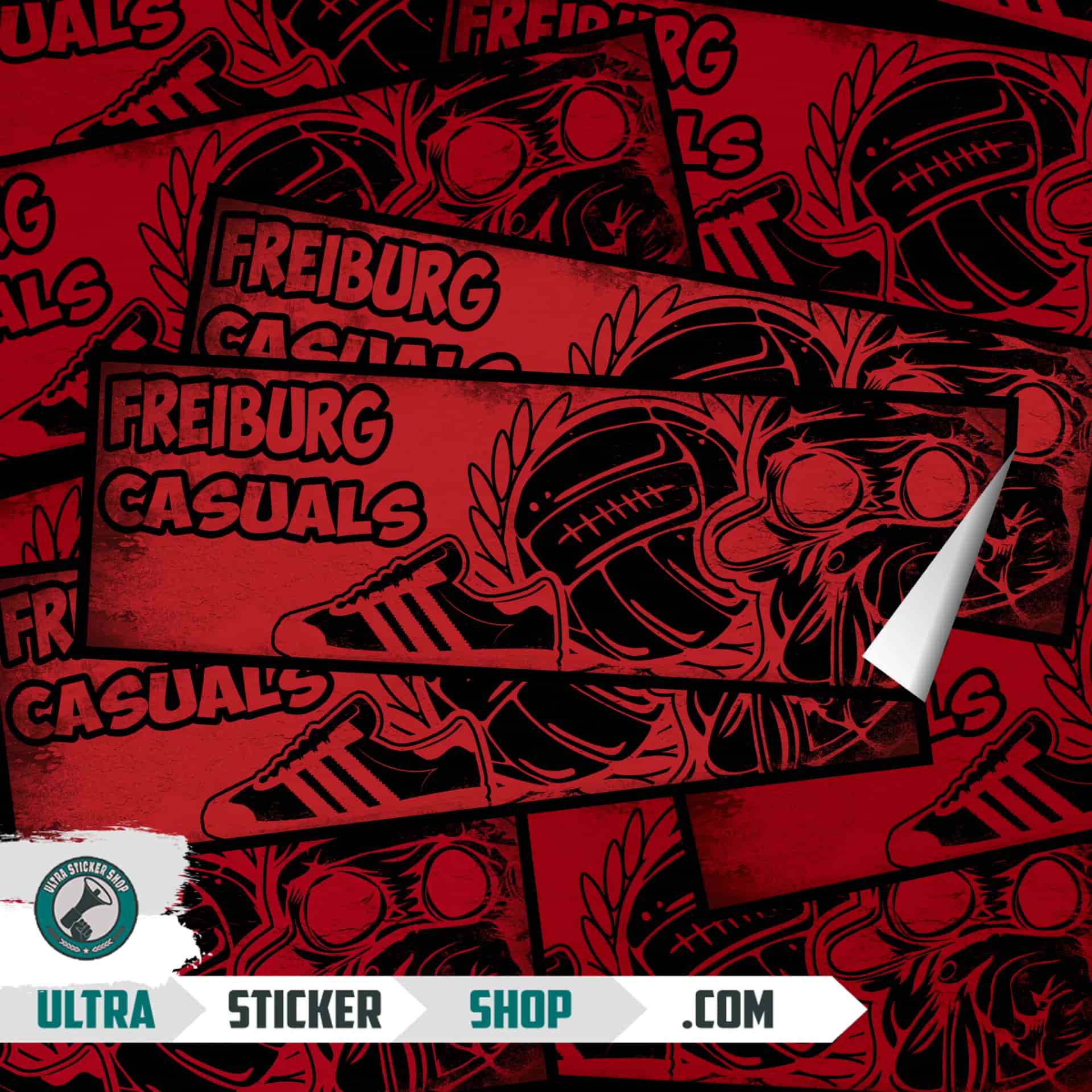 Freiburg casuals Stickers