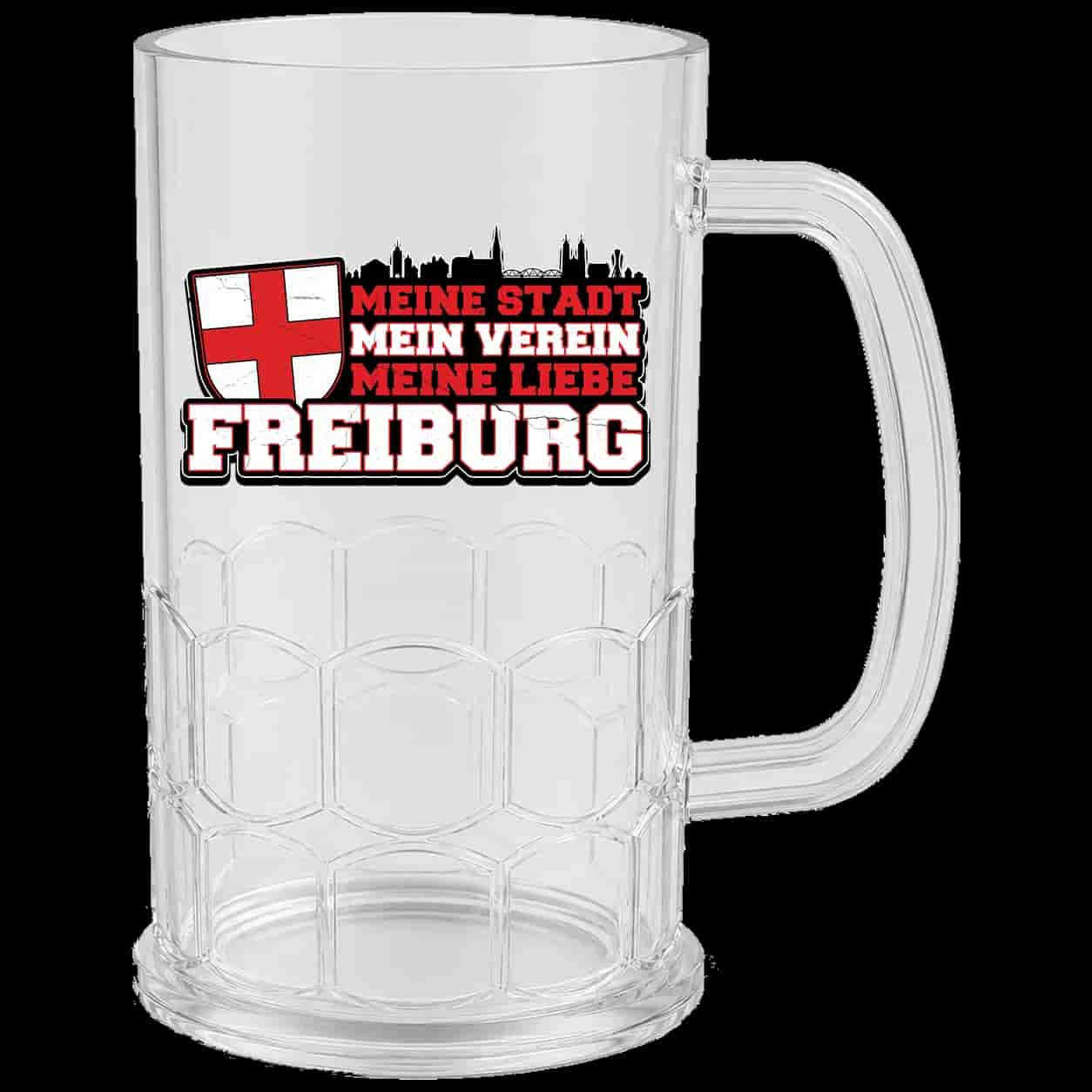 Freiburg, meine stadt, mein verein meine liebe Шоља за пиво