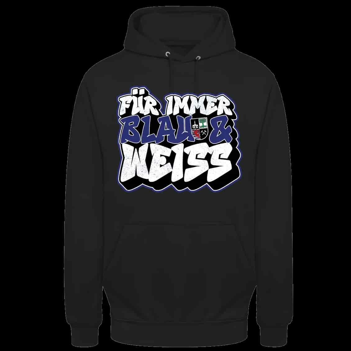 Fur immer blau & weiss Hoodie