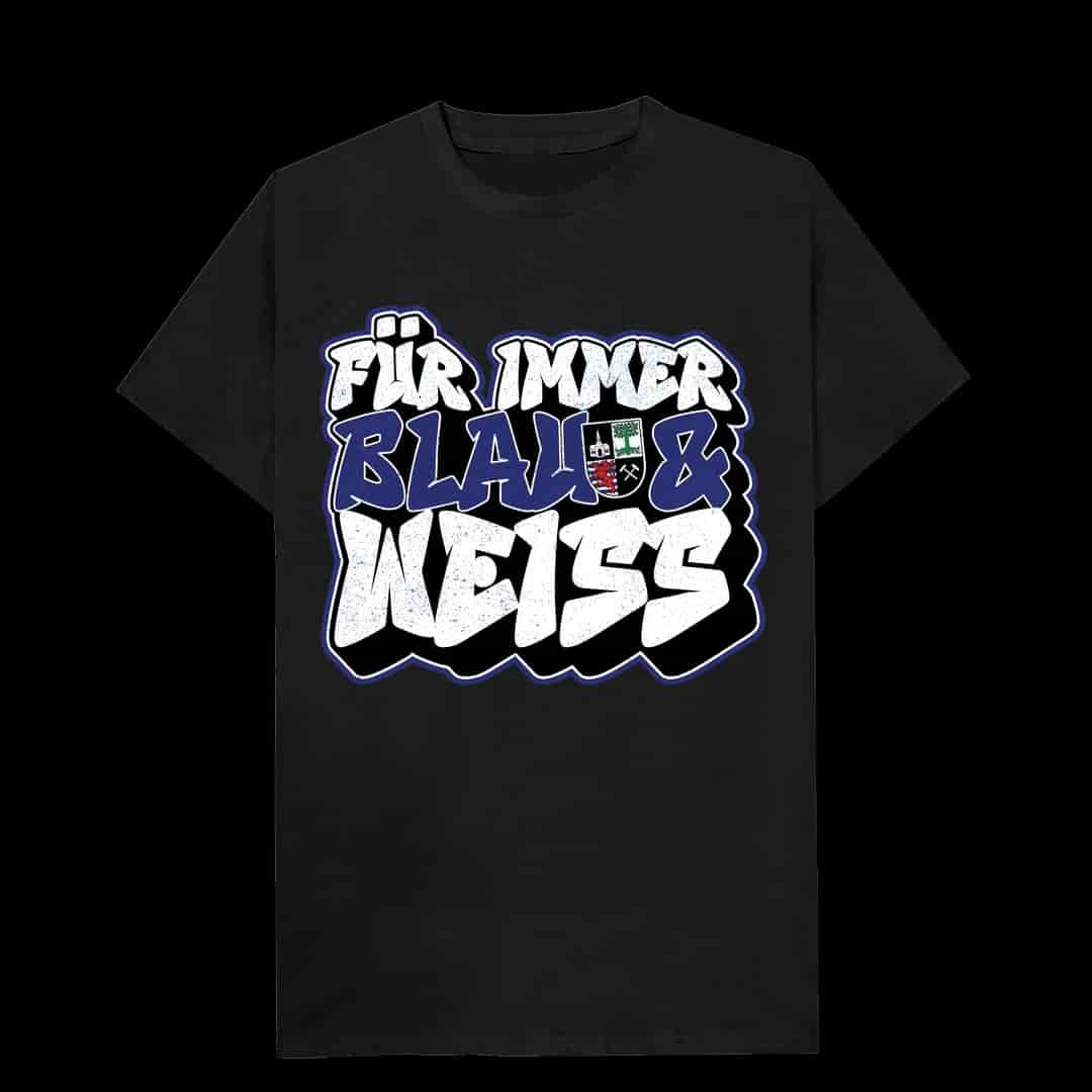 Fur immer blau & weiss Majica