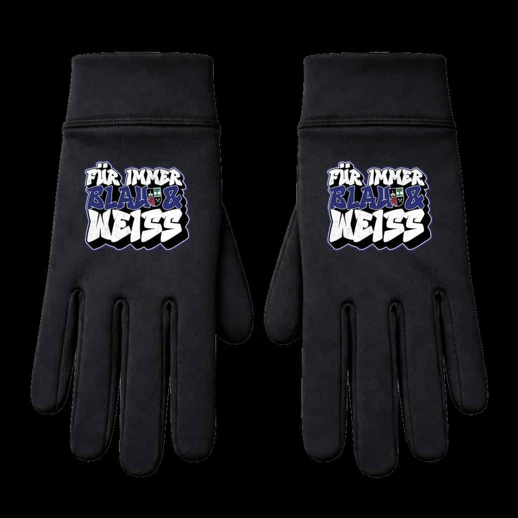 Fur immer blau & weiss Rukavice