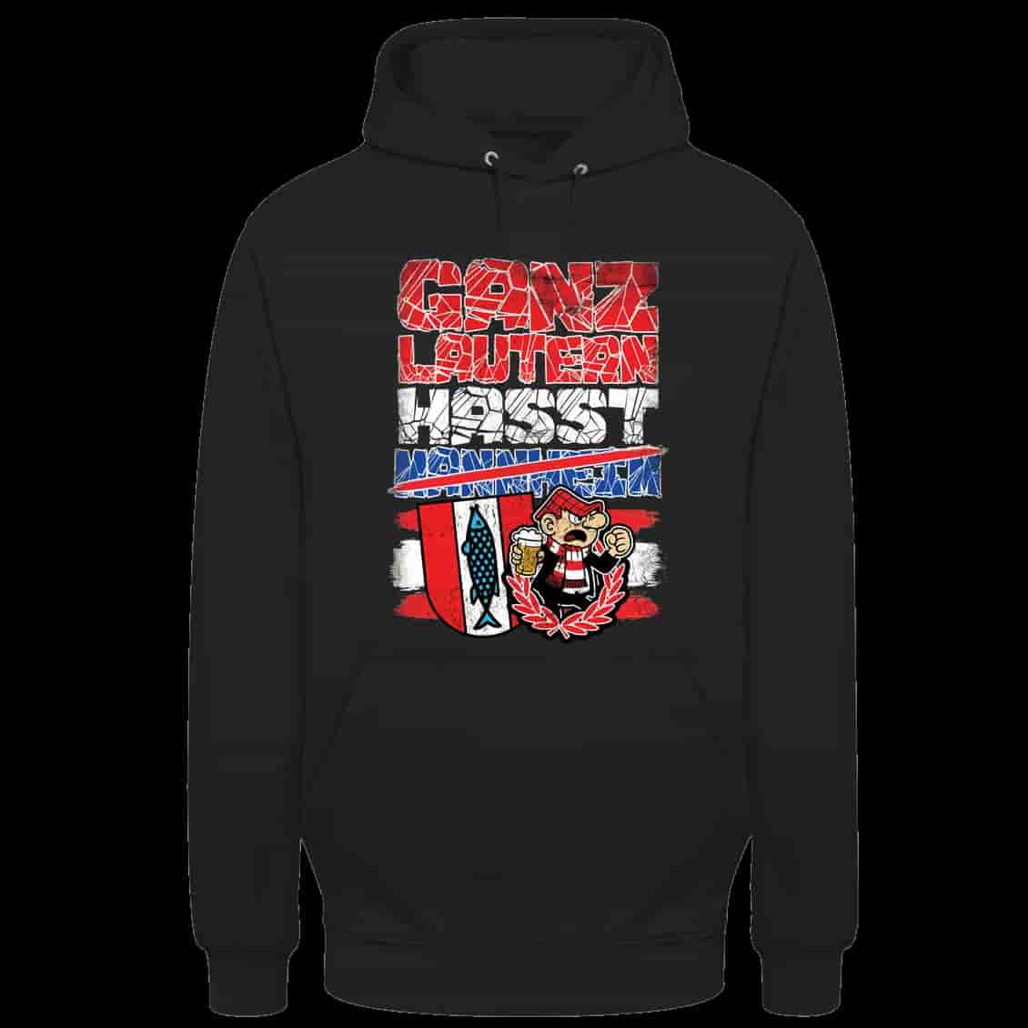Ganz Lautern hasst Mannheim Hoodie