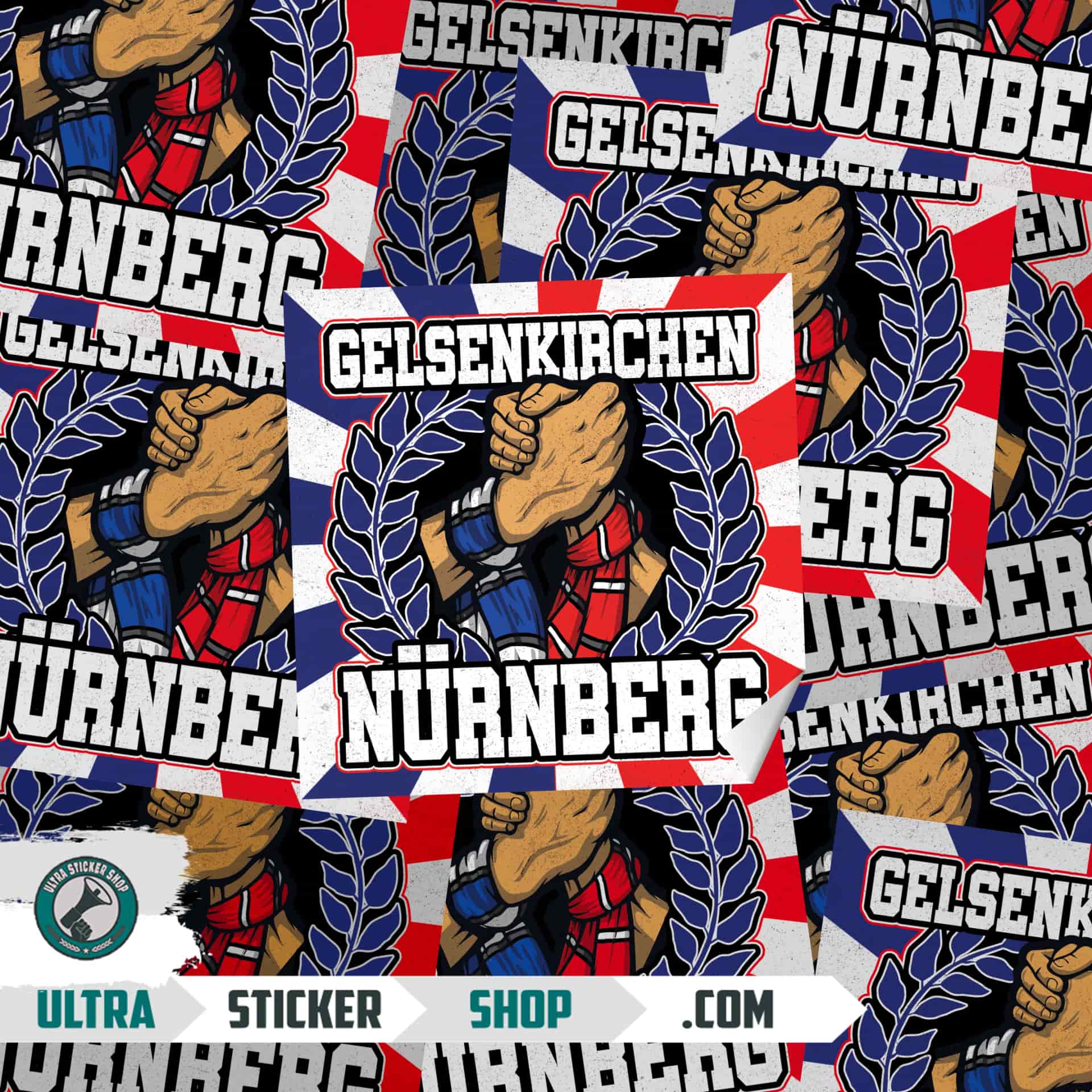 Gelsenkirchen X Nürnberg Adesivos
