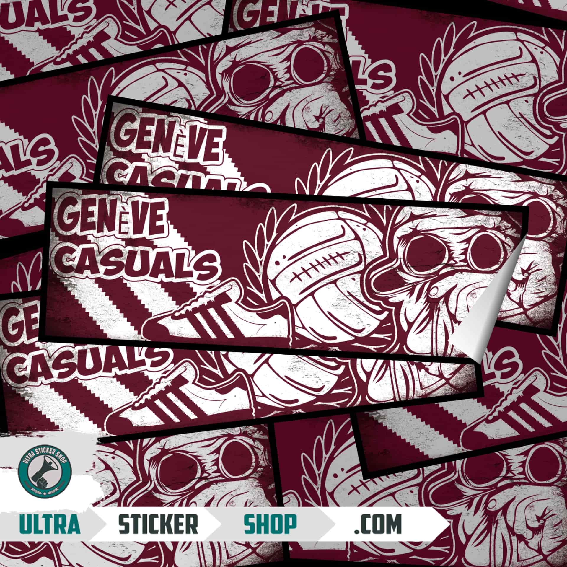 Genève casuals Autocolante