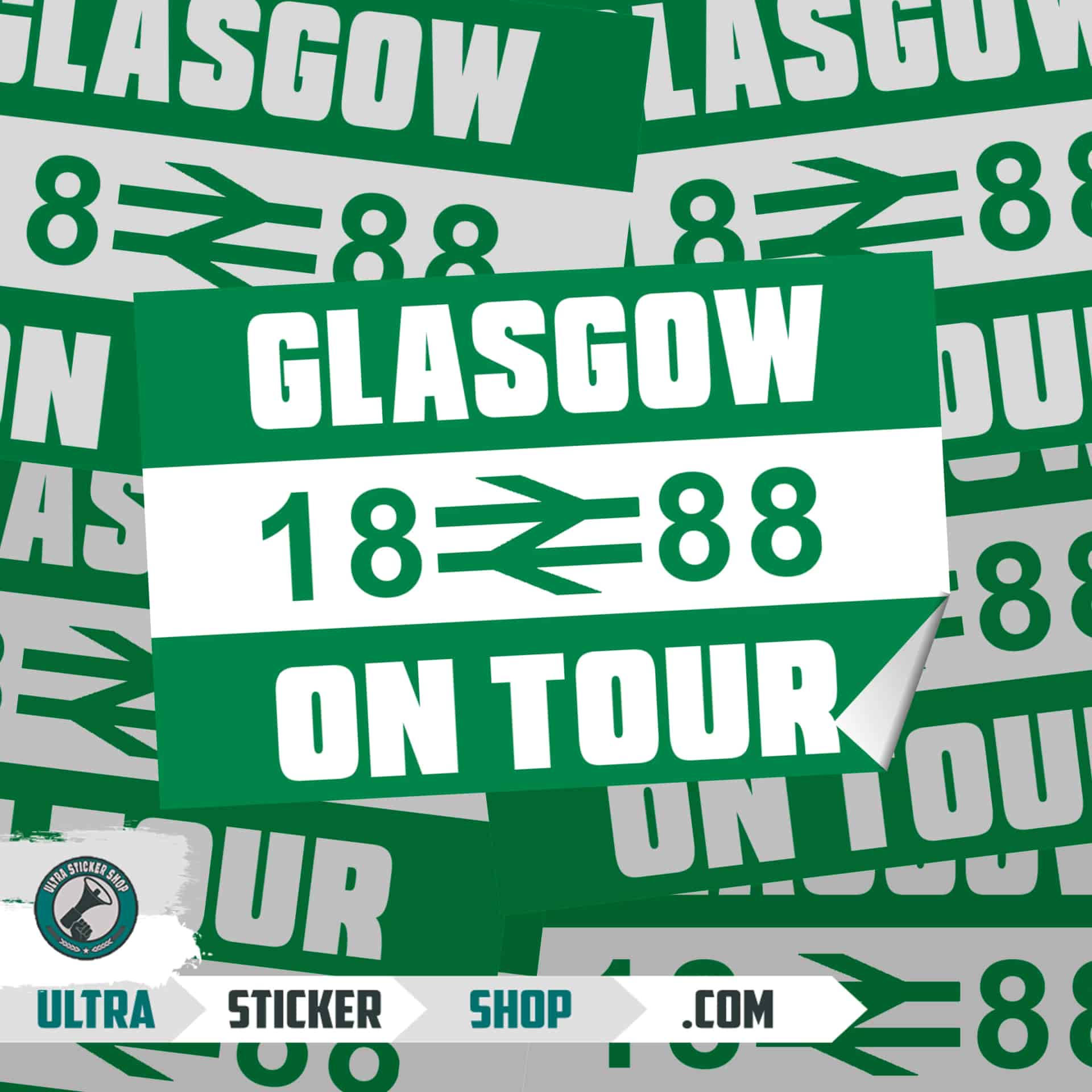 Glasgow 1888 on tour Aufkleber