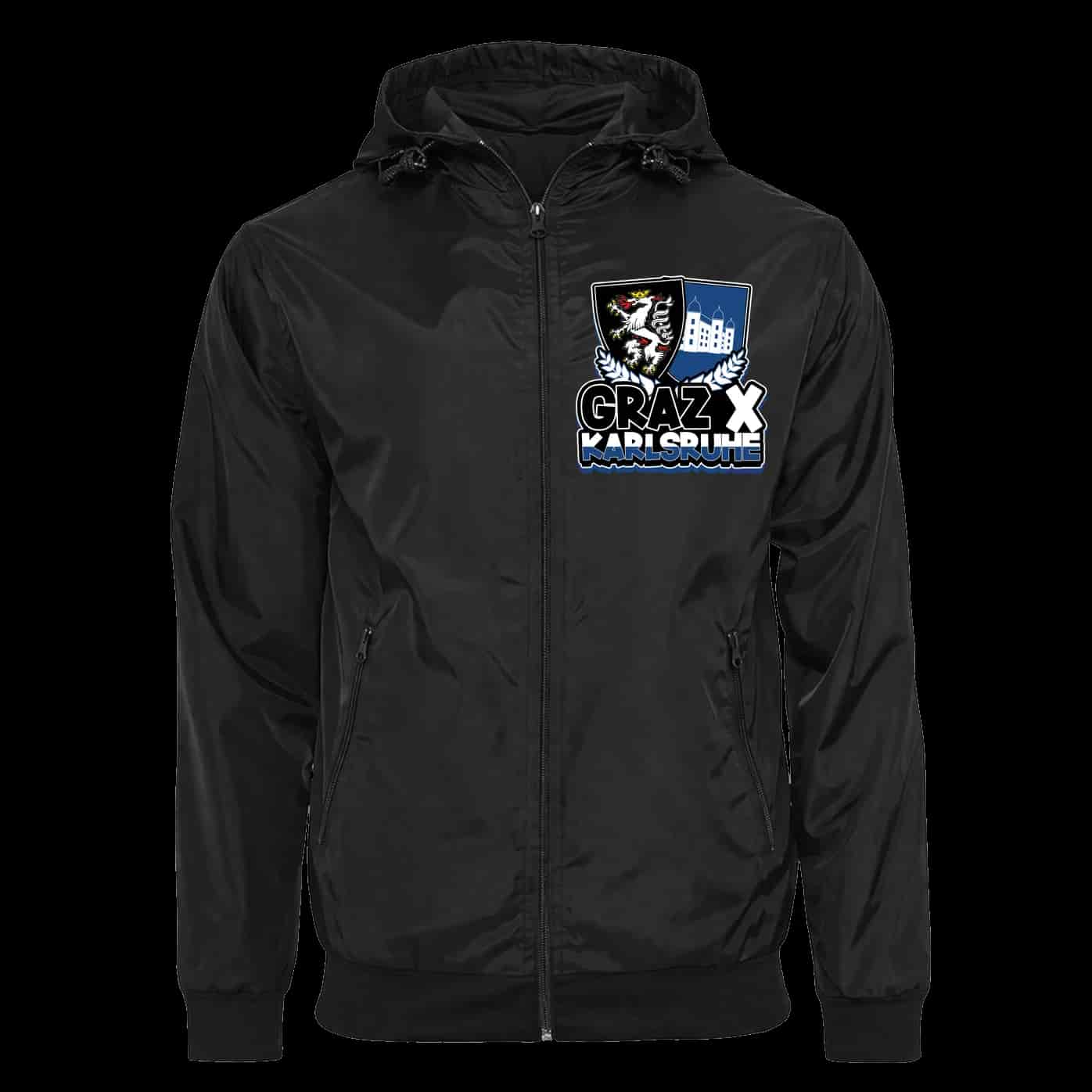 Graz X Karlsruhe Jacke mit abnehmbarer Balaclava