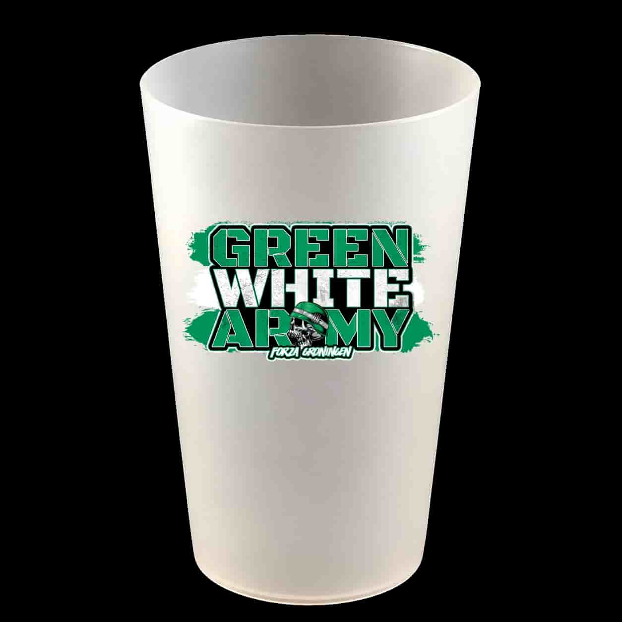 Green white army Tvrdý pohár
