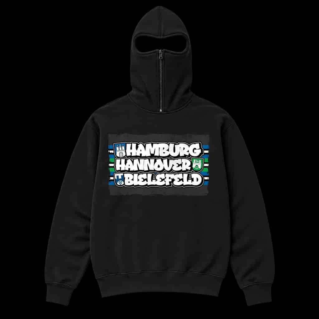 Hamburg Hannover Bielefeld Ninja Hoodie