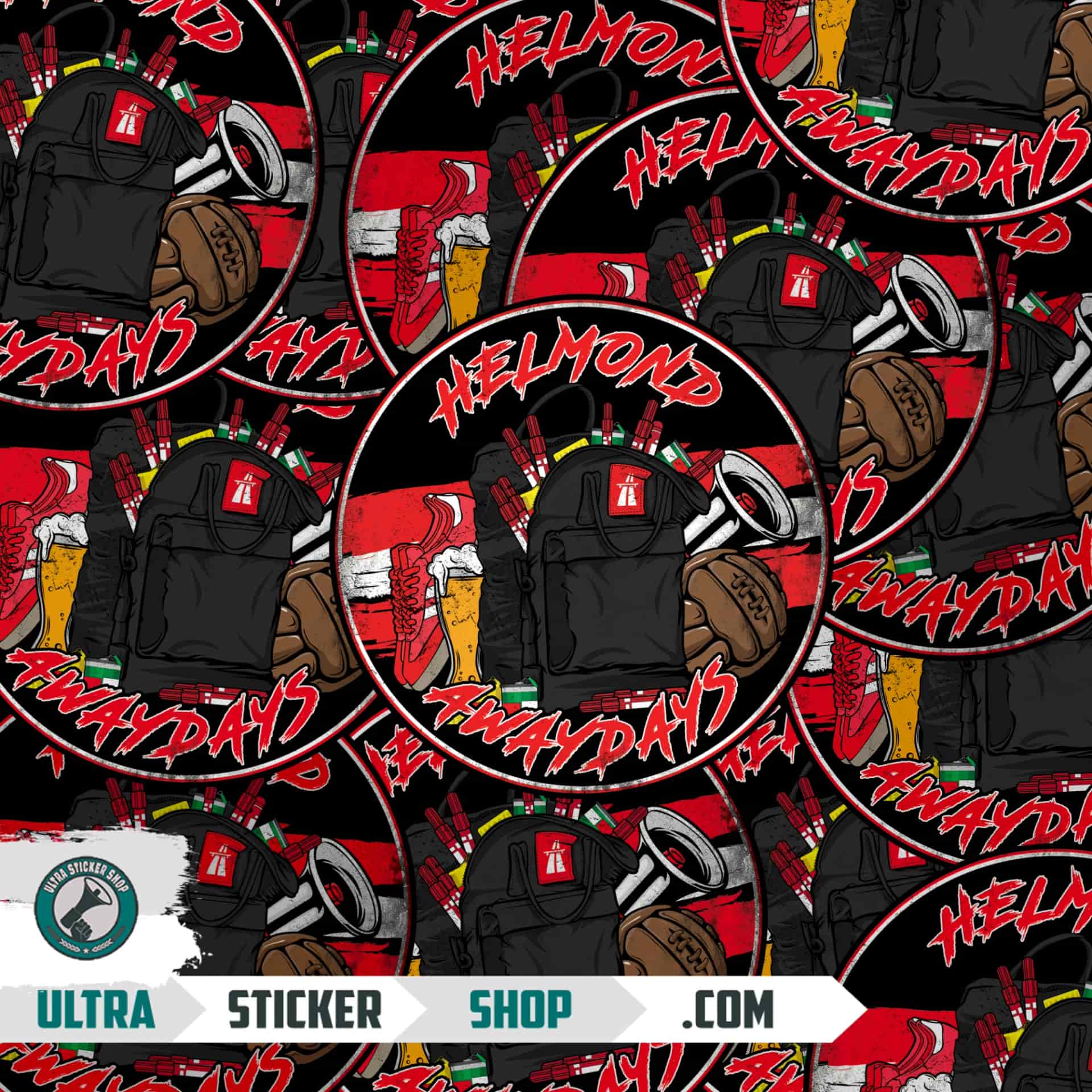 Helmond awaydays Stickers