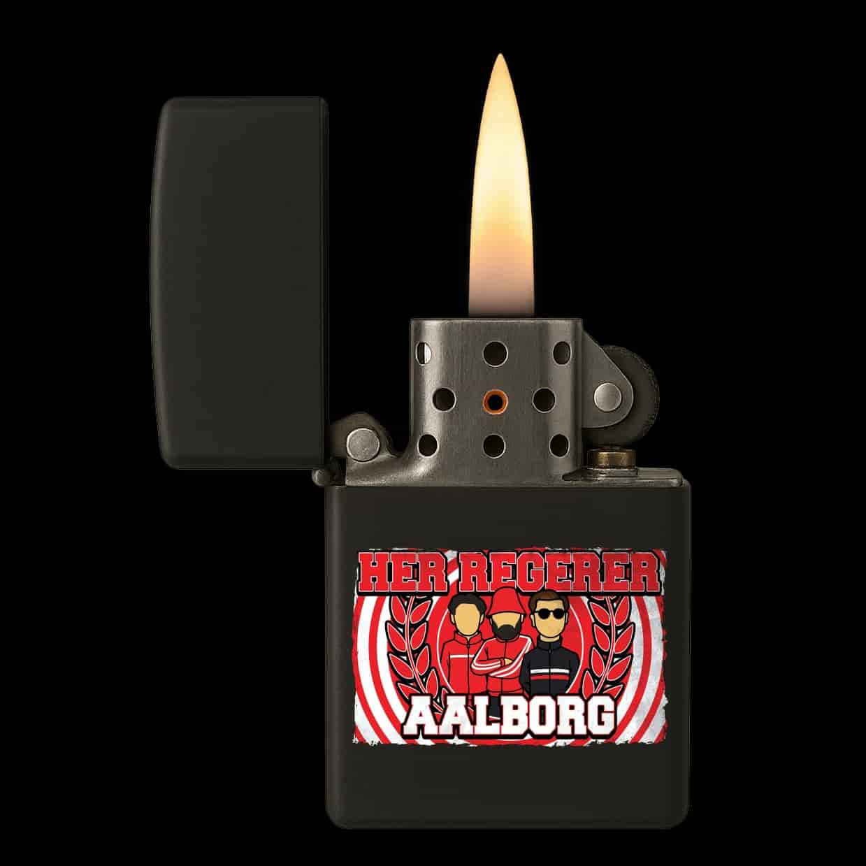 Her regerer Aalborg Feuerzeug